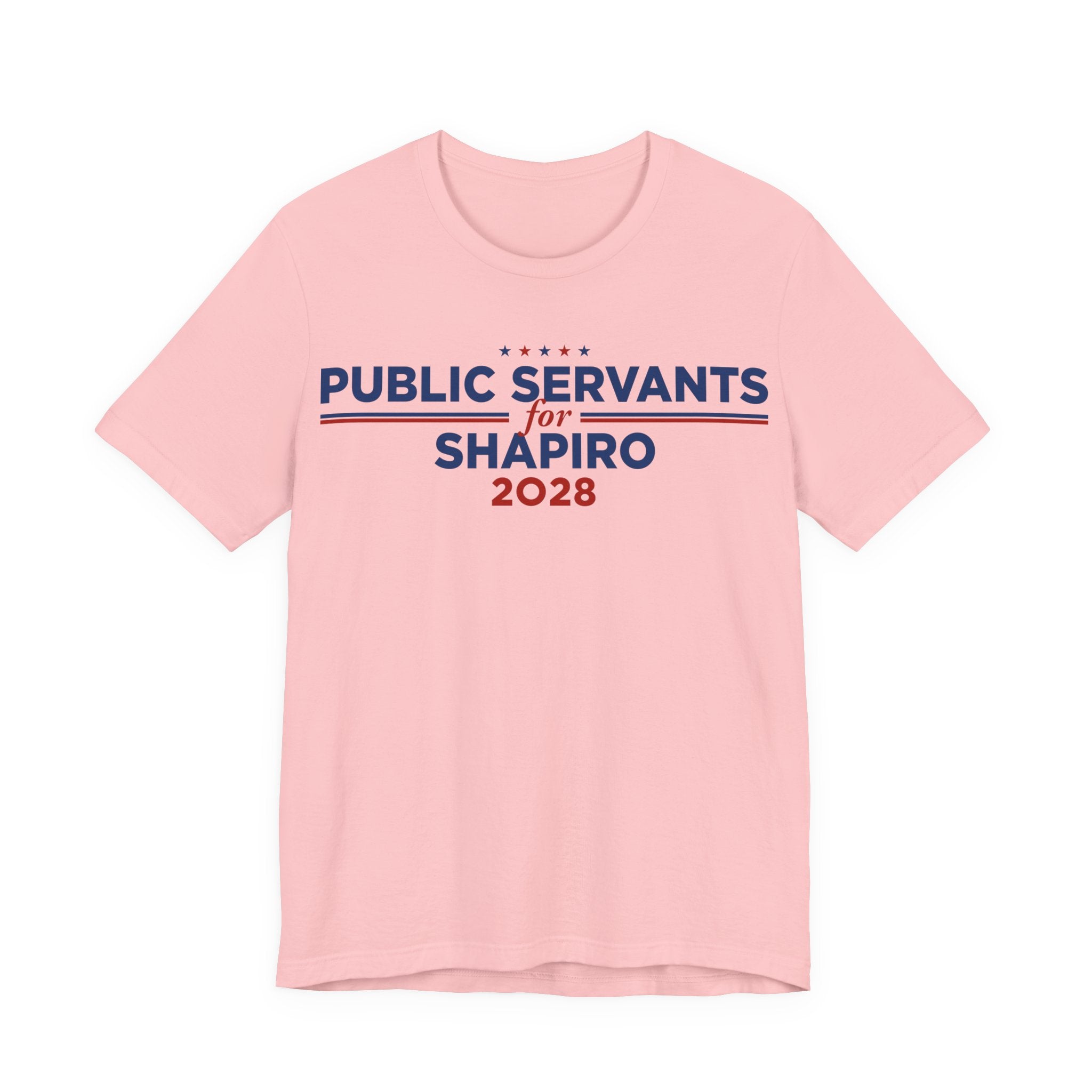 Public Servants for Josh Shapiro for President Campaign T-Shirt 2028