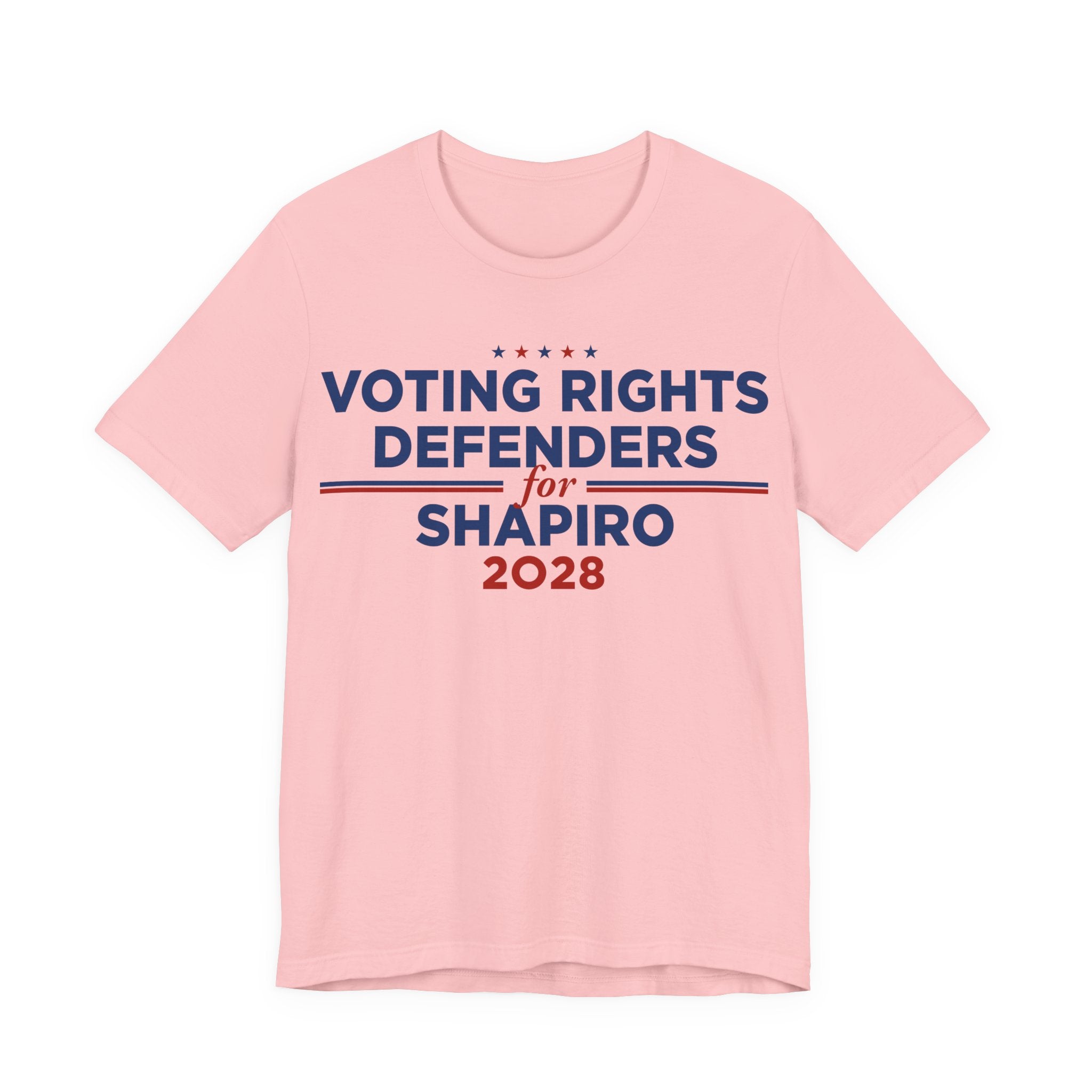 Voting Rights Defenders for Josh Shapiro for President Campaign T-Shirt 2028