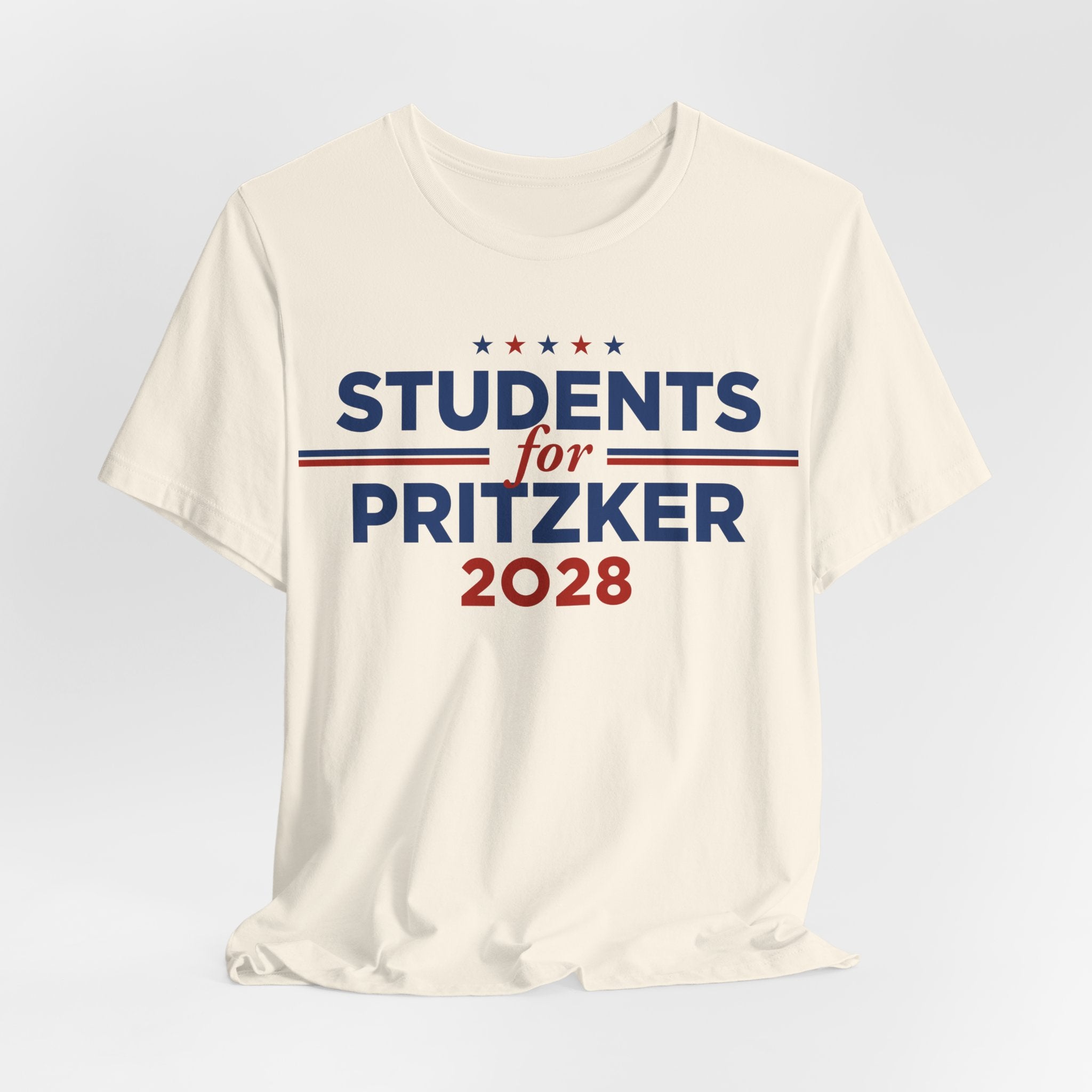Students for J.B. Pritzker for President Campaign T-Shirt 2028