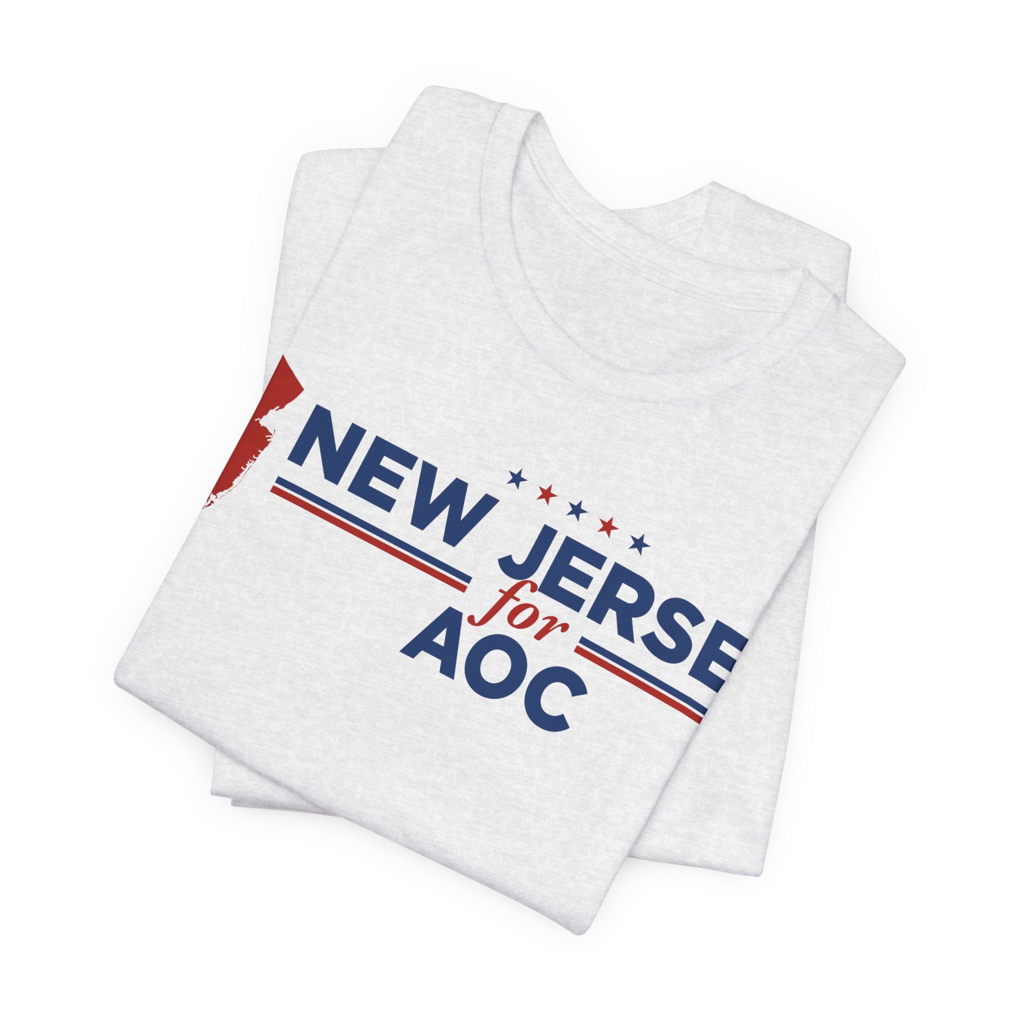 New Jersey for AOC for President Campaign T-Shirt 2028