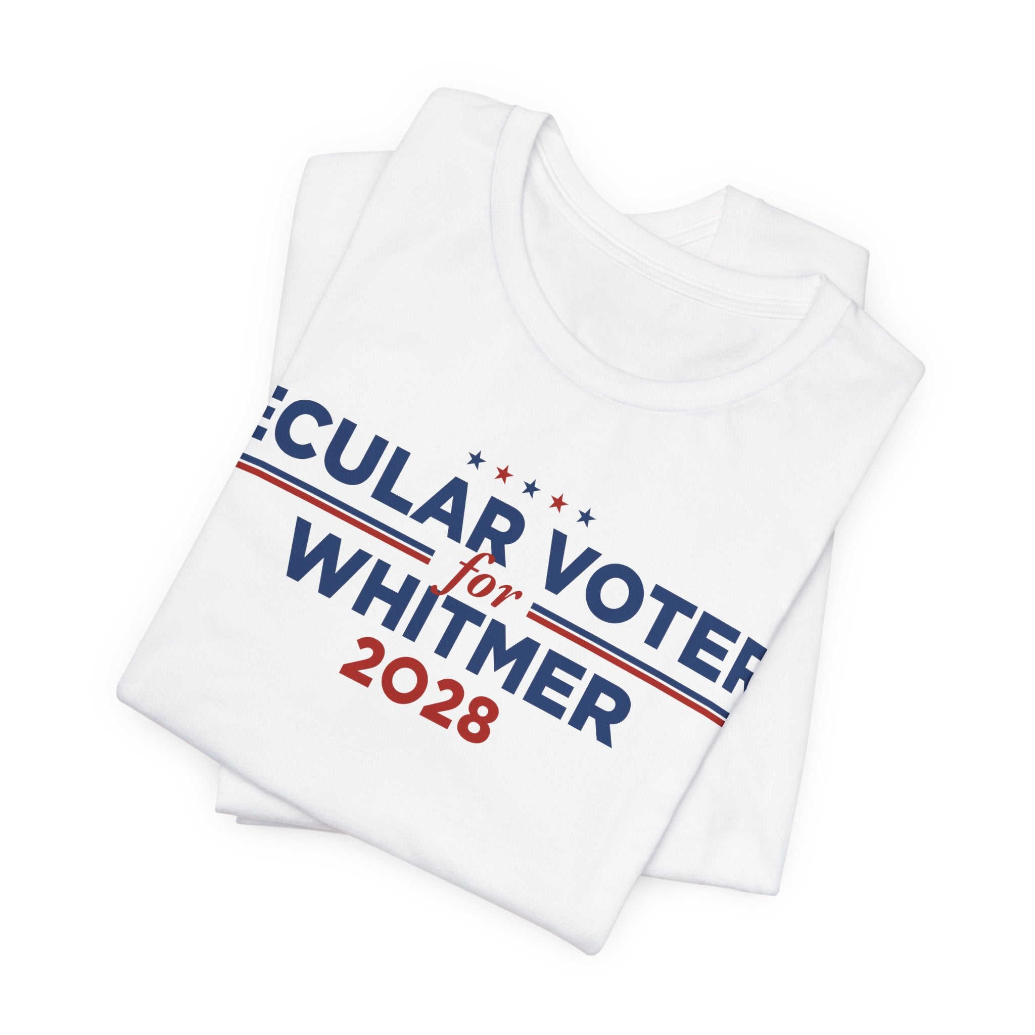 Secular Voters for Gretchen Whitmer for President Campaign T-Shirt 2028