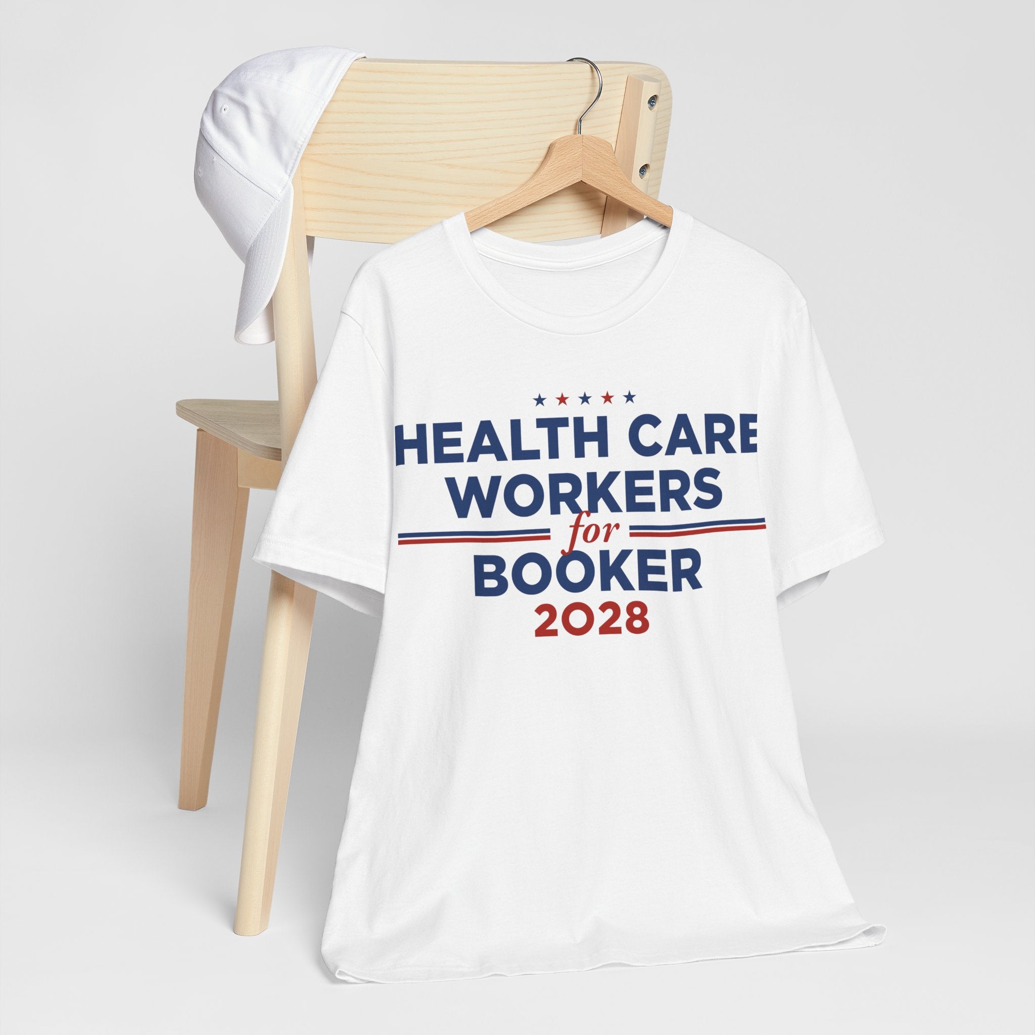 Health Care Workers for Cory Booker for President Campaign T-Shirt 2028