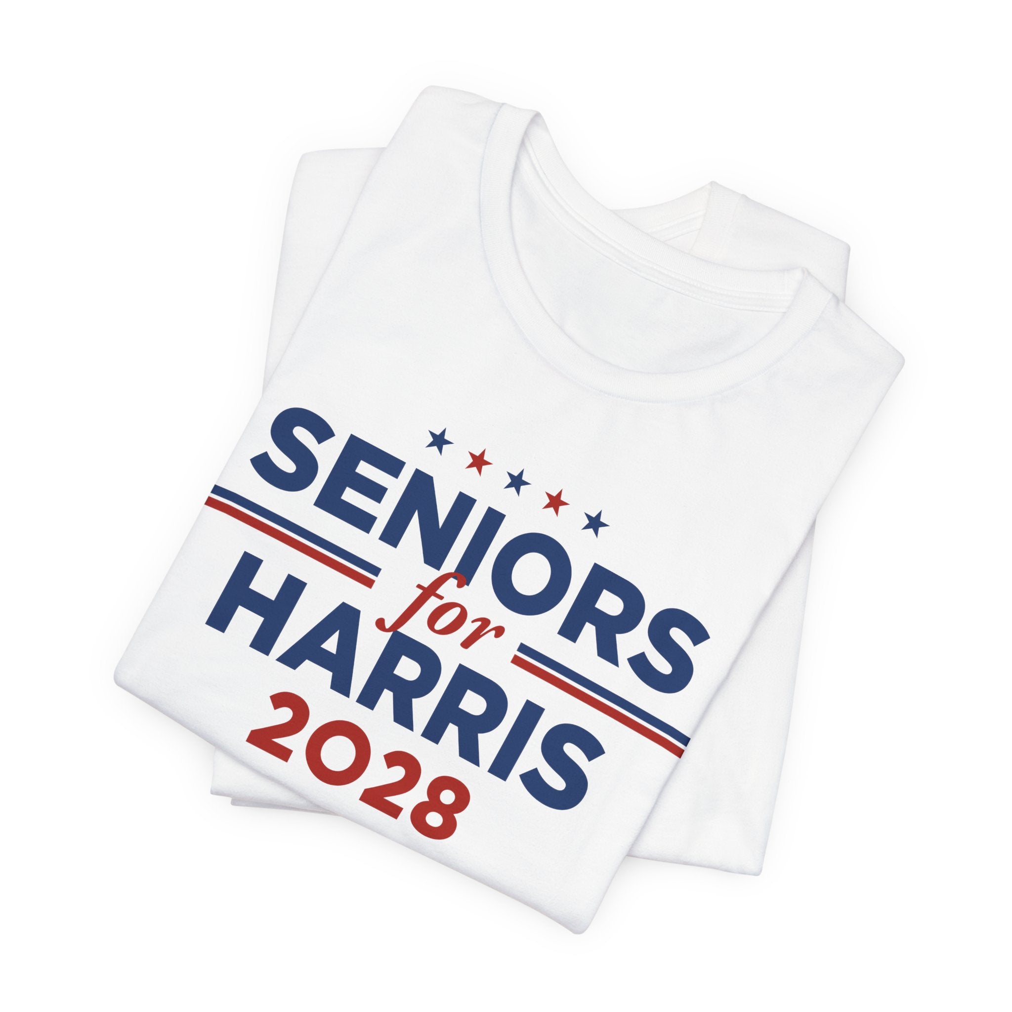 Seniors for Kamala Harris for President Campaign T-Shirt 2028