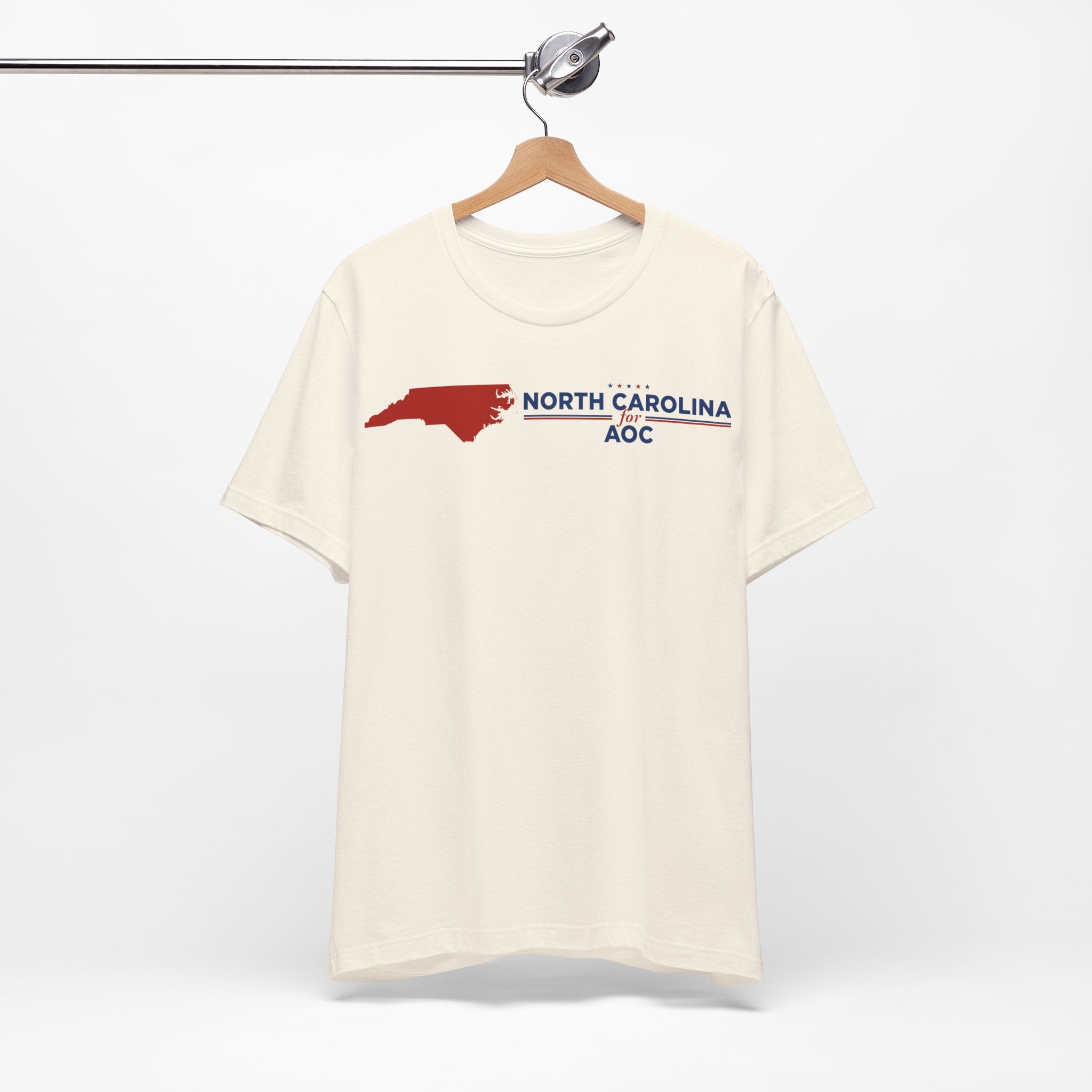North Carolina for AOC for President Campaign T-Shirt 2028