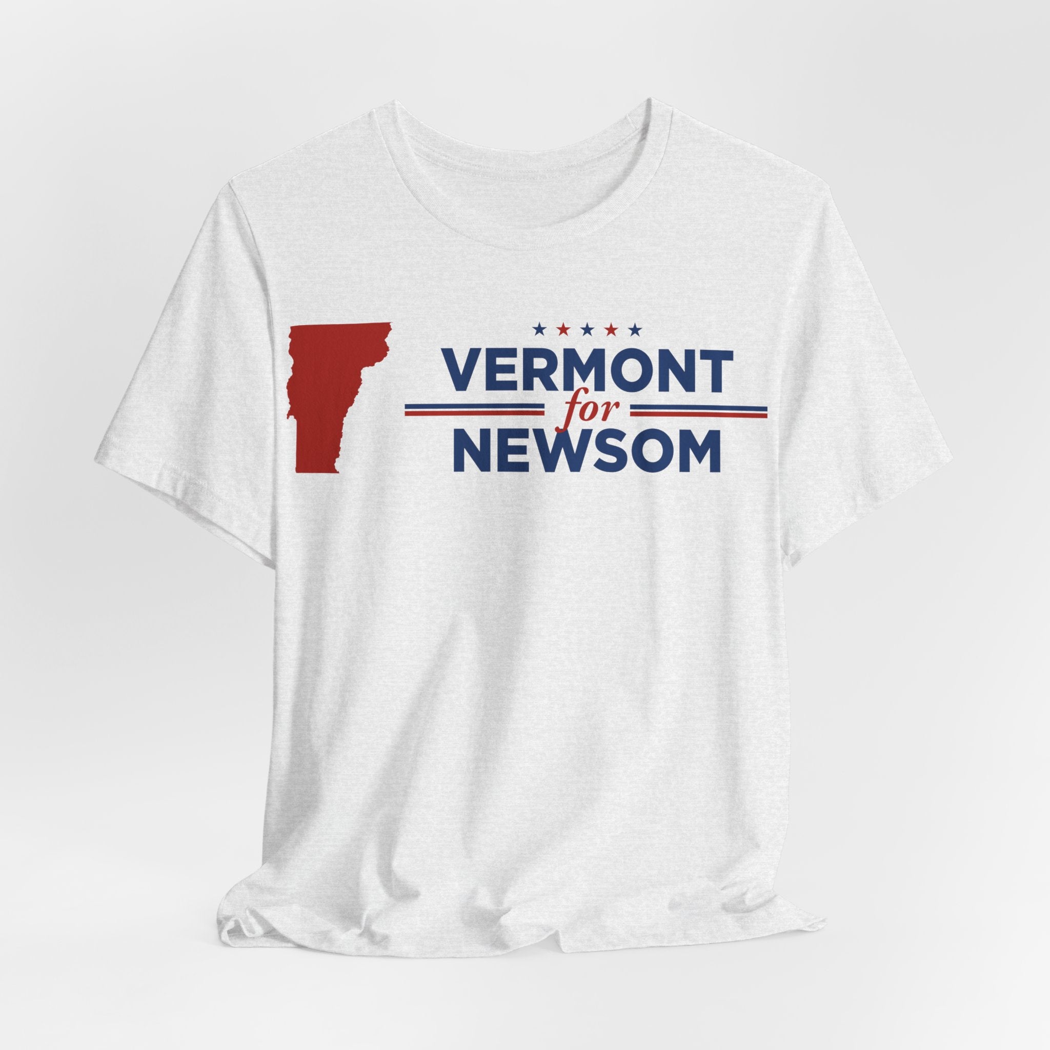 Vermont for Gavin Newsom for President Campaign T-Shirt 2028