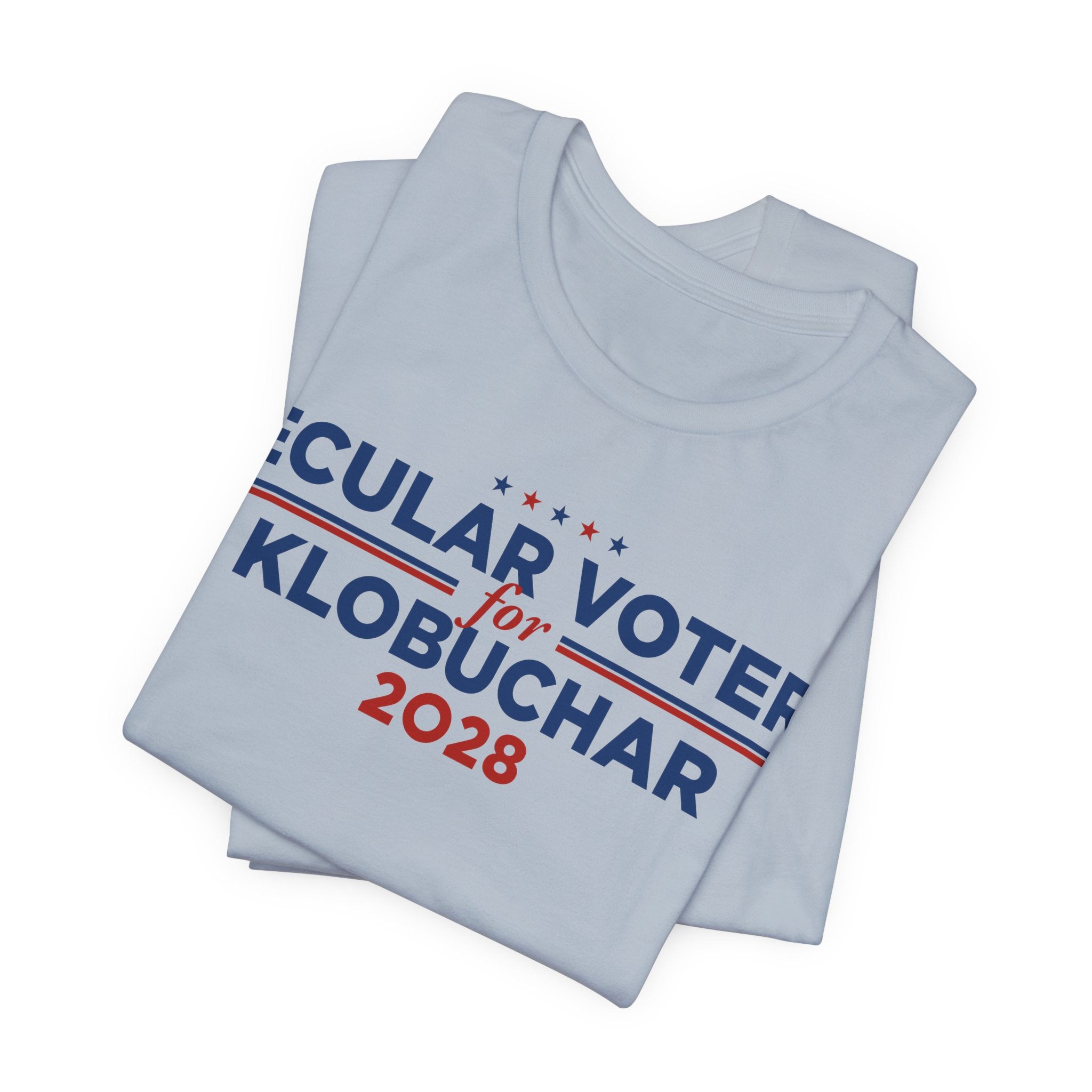 Secular Voters for Amy Klobuchar for President Campaign T-Shirt 2028