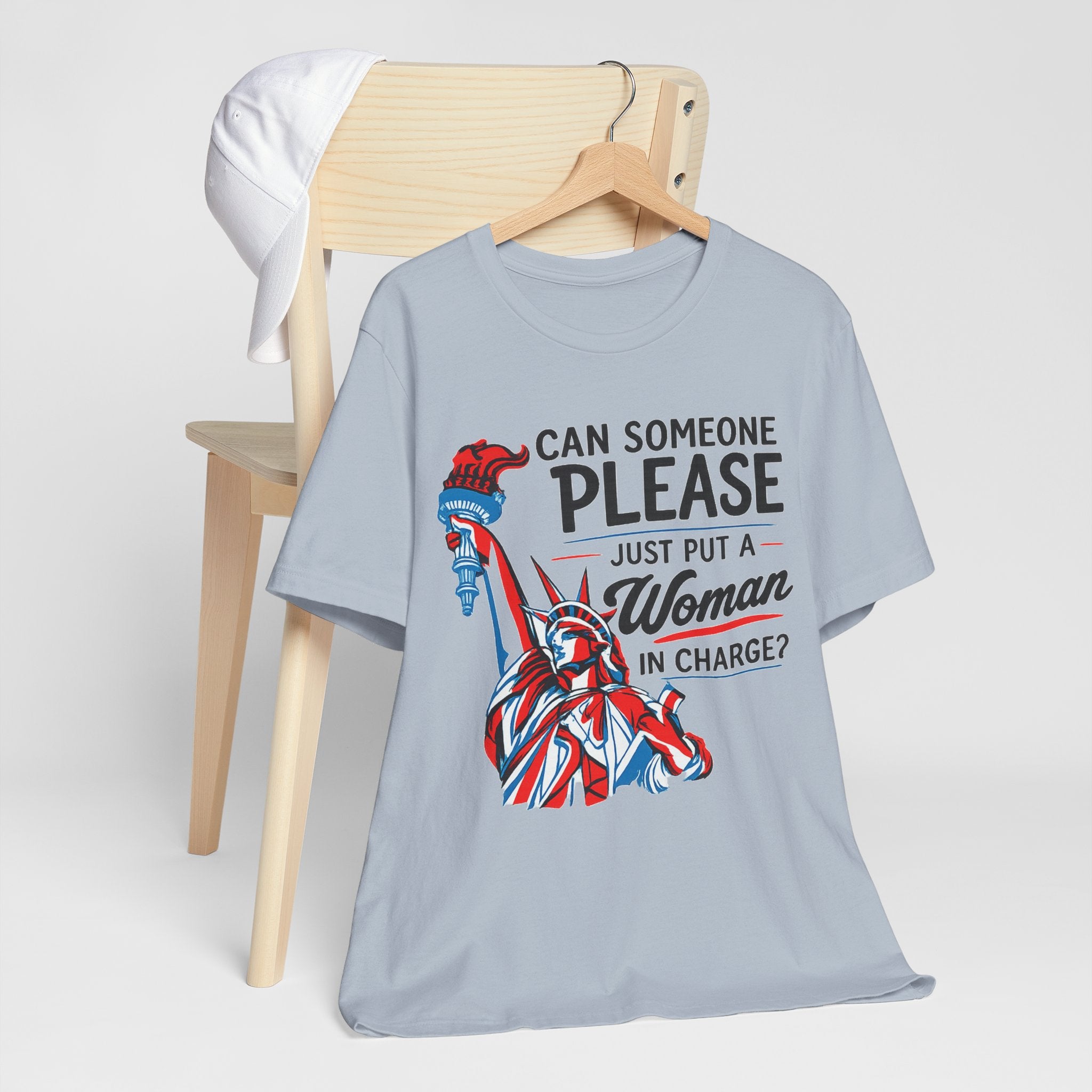 Can Someone Please Put a Woman in Charge T-Shirt – Feminist Political Tee