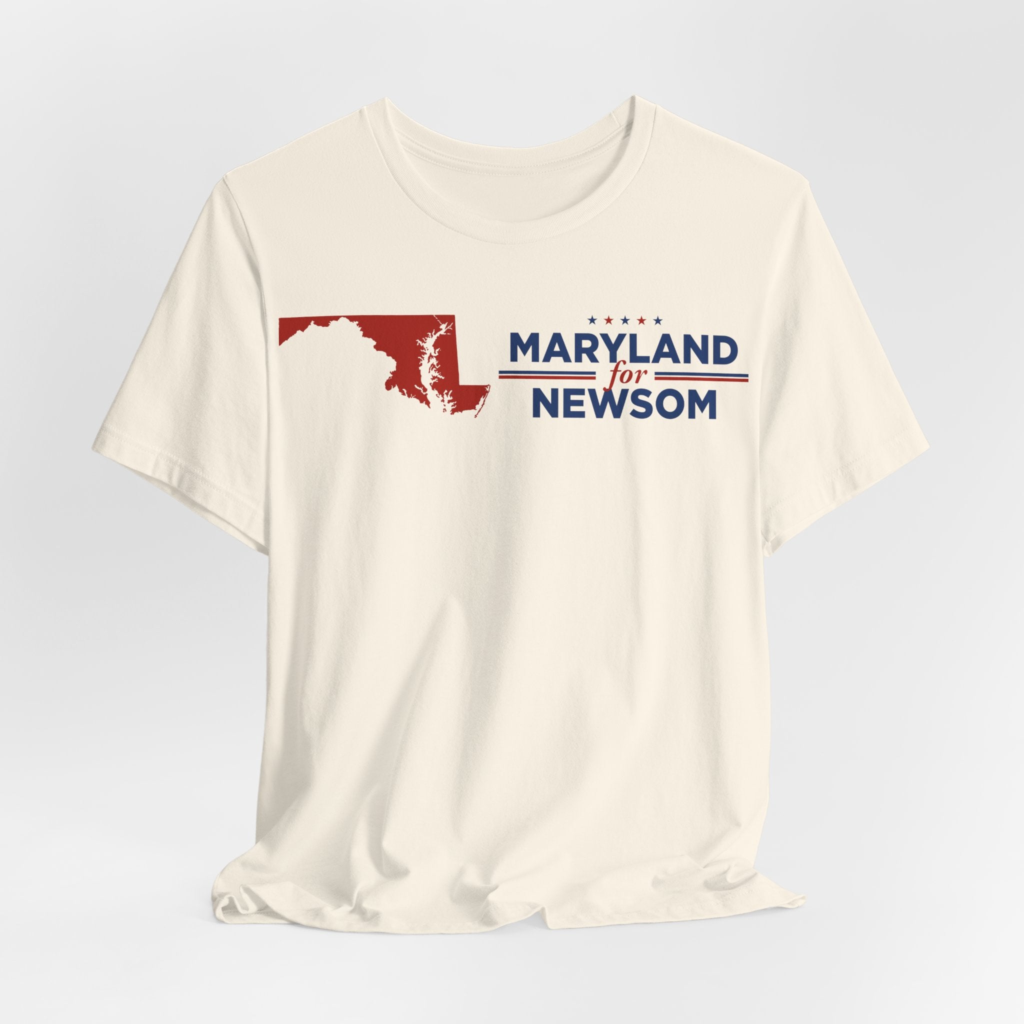 Maryland for Gavin Newsom for President Campaign T-Shirt 2028