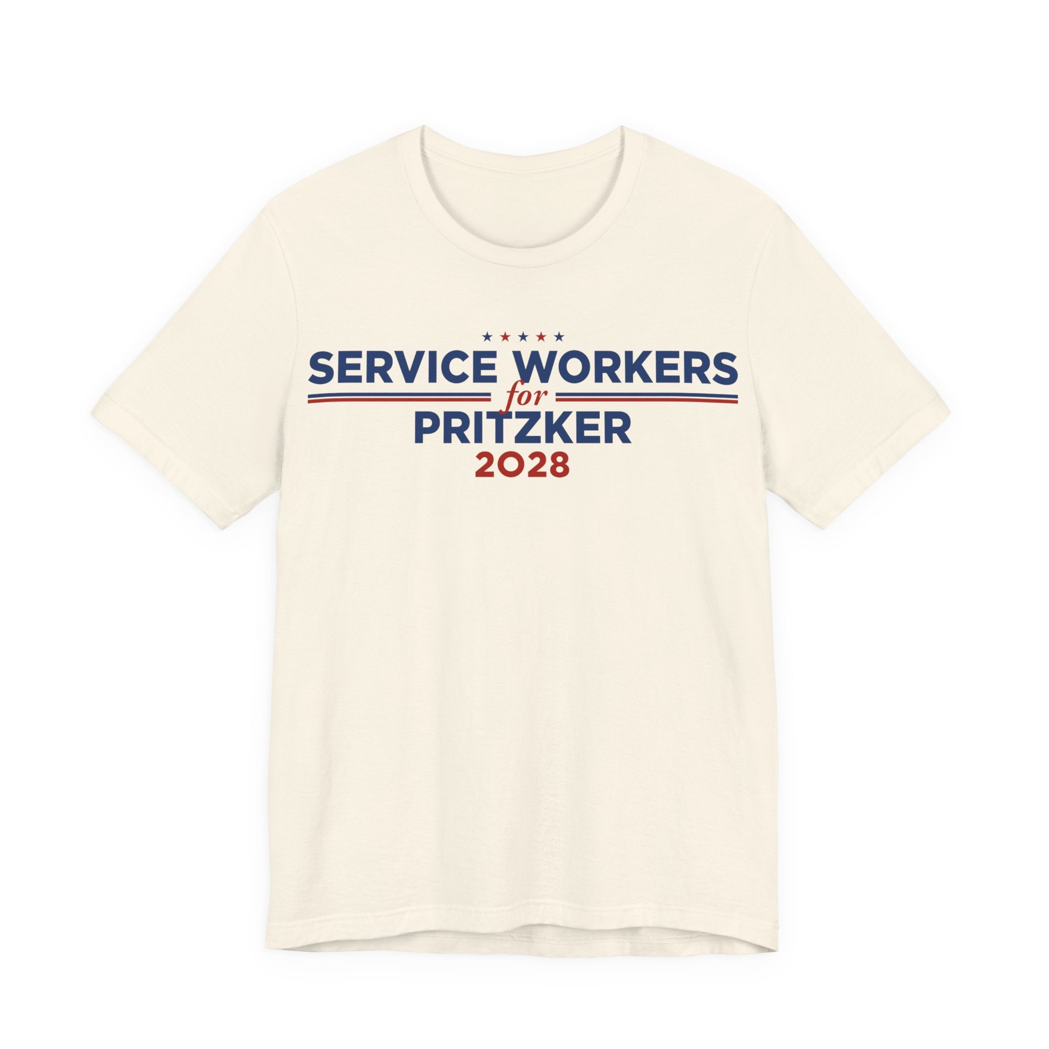 Service Workers for J.B. Pritzker for President Campaign T-Shirt 2028