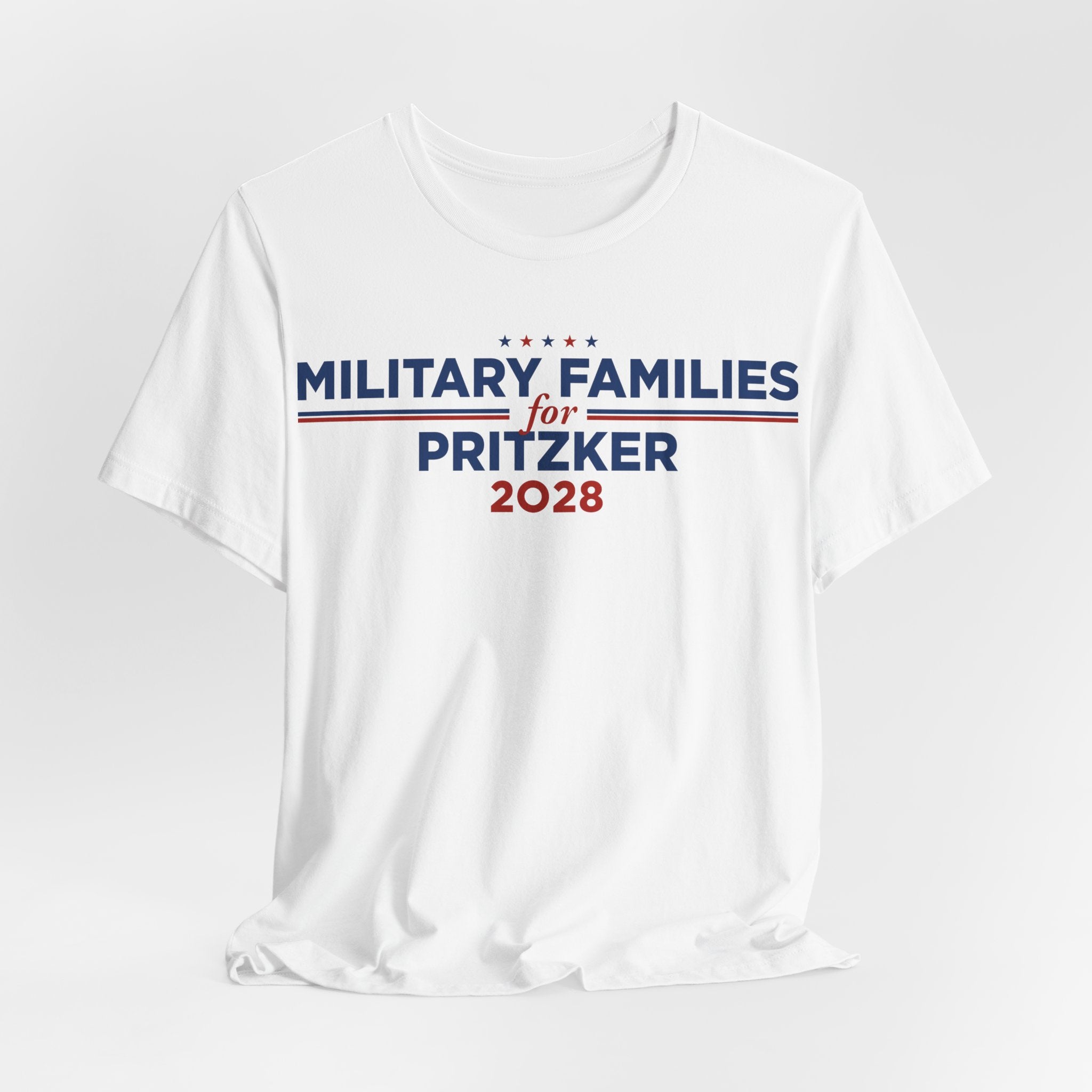 Military Families for J.B. Pritzker for President Campaign T-Shirt 2028