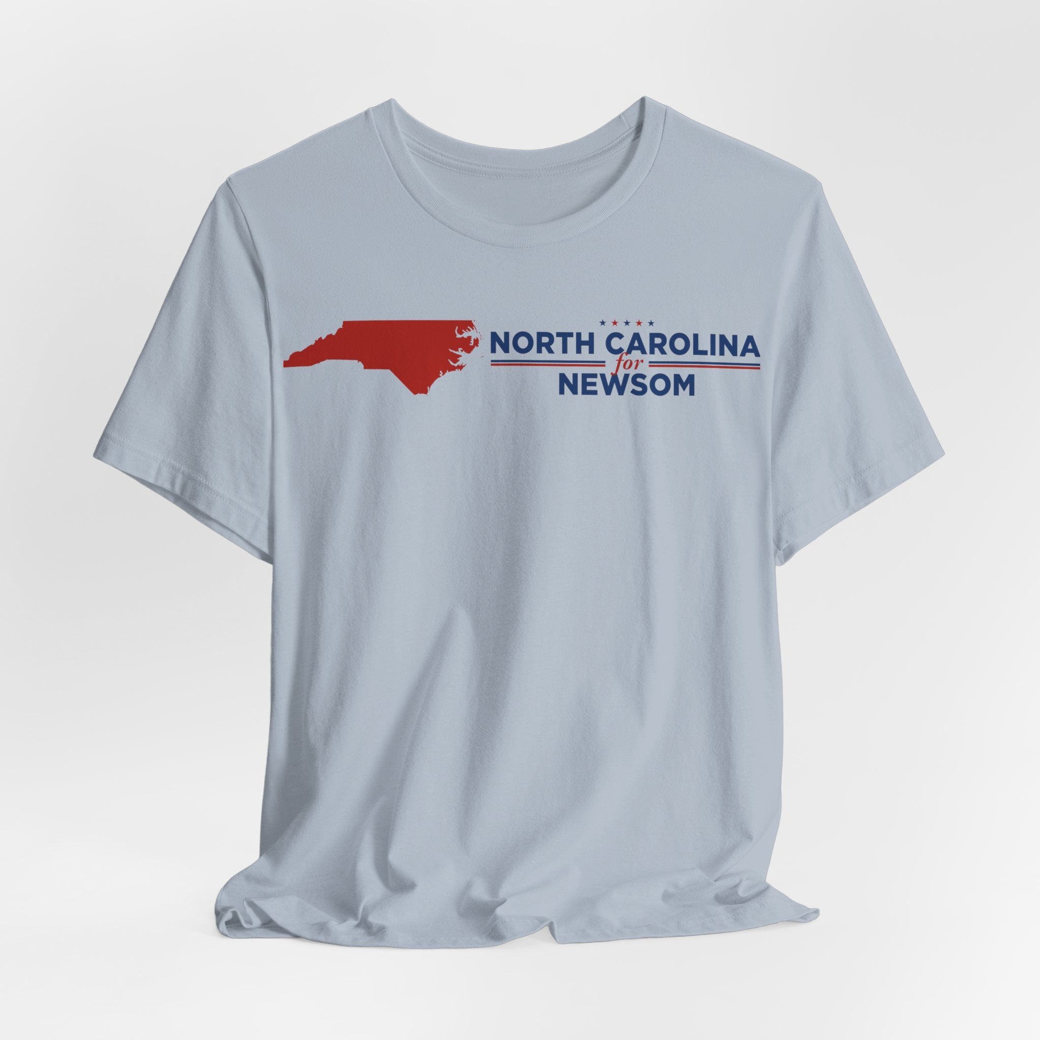North Carolina for Gavin Newsom for President Campaign T-Shirt 2028