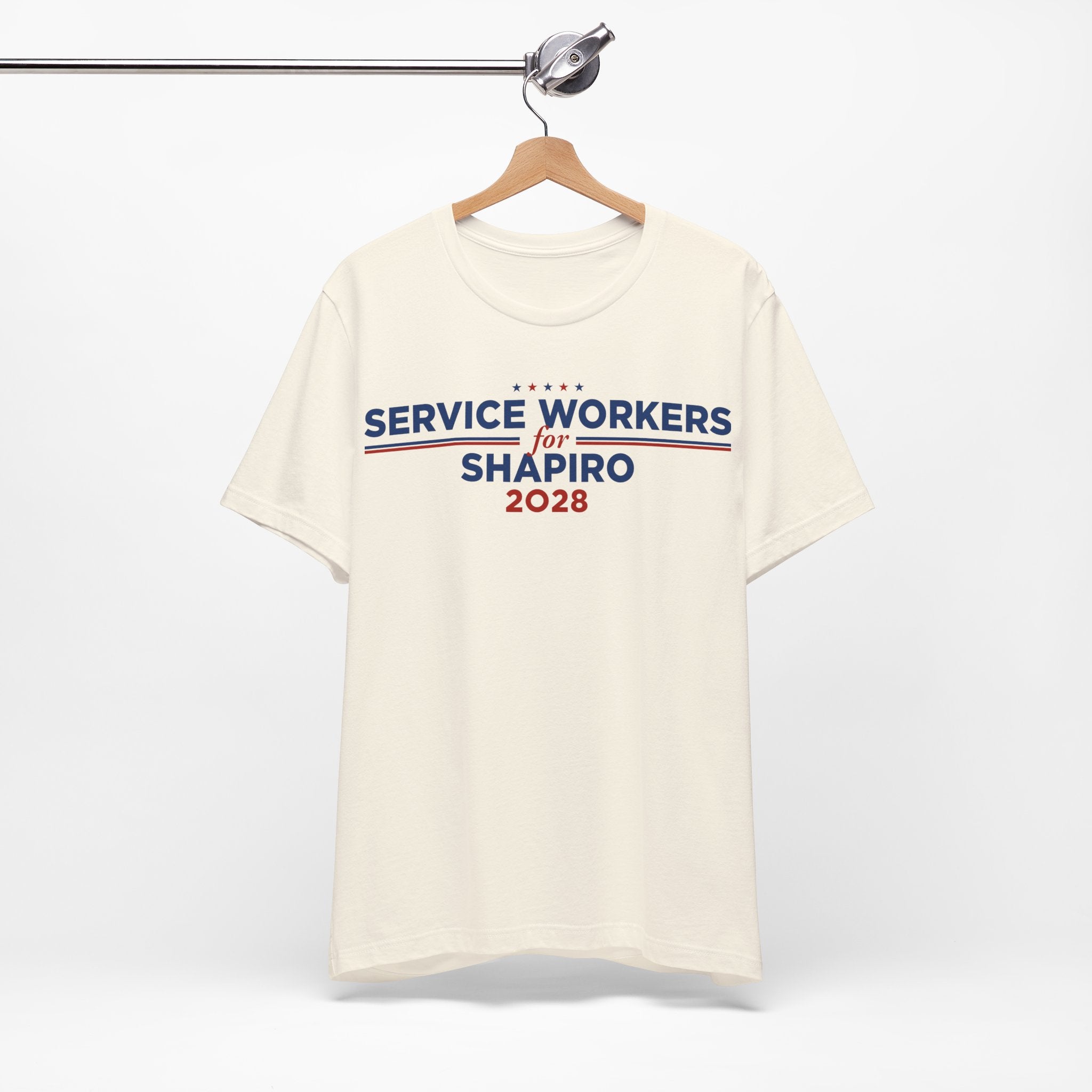 Service Workers for Josh Shapiro for President Campaign T-Shirt 2028