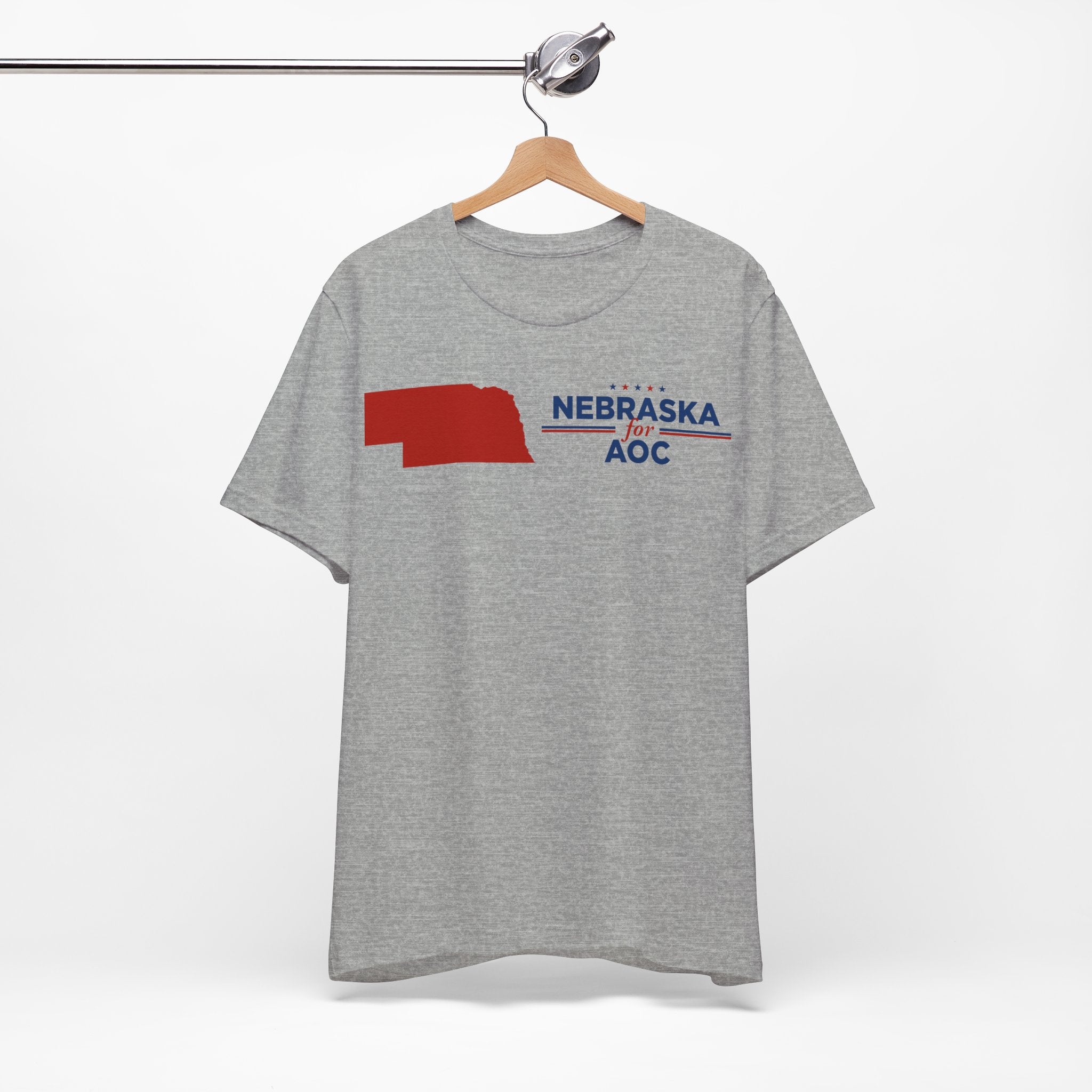 Nebraska for AOC for President Campaign T-Shirt 2028