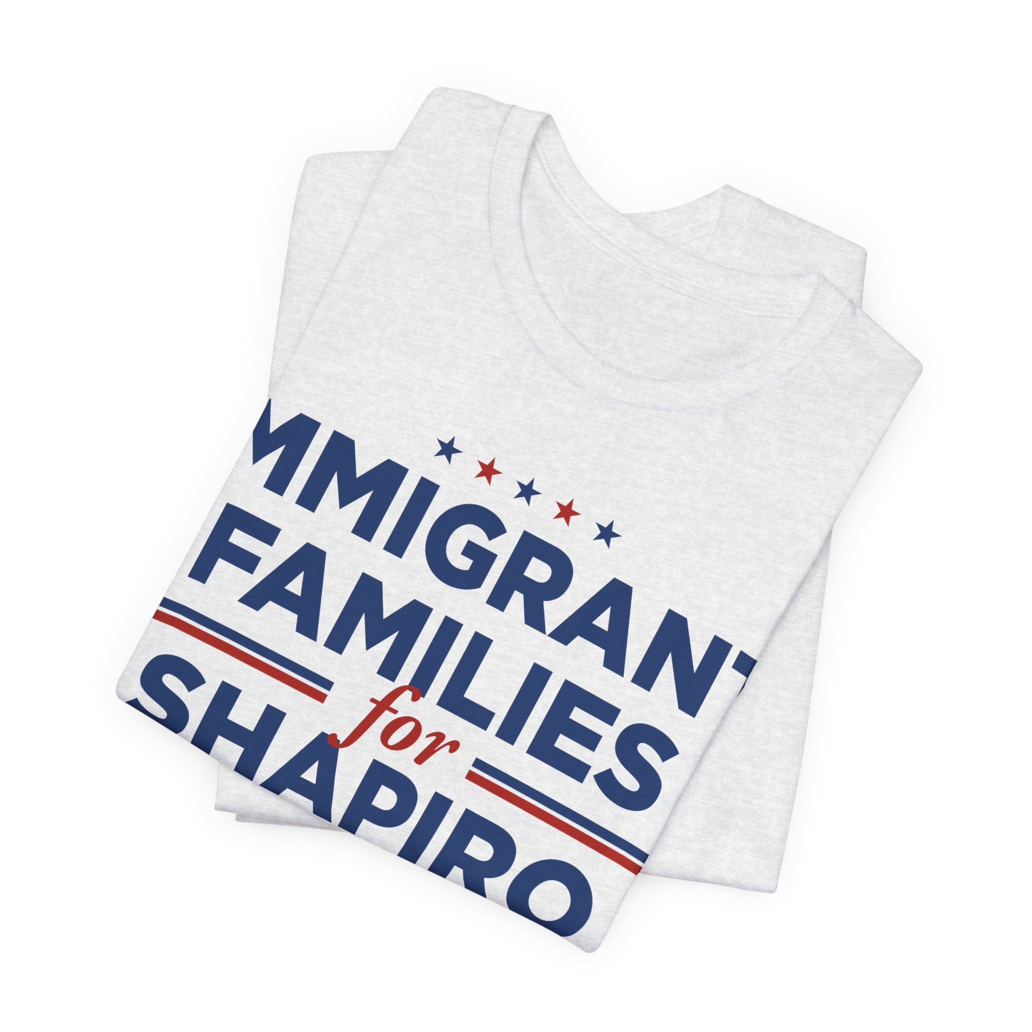 Immigrant Families for Josh Shapiro for President Campaign T-Shirt 2028