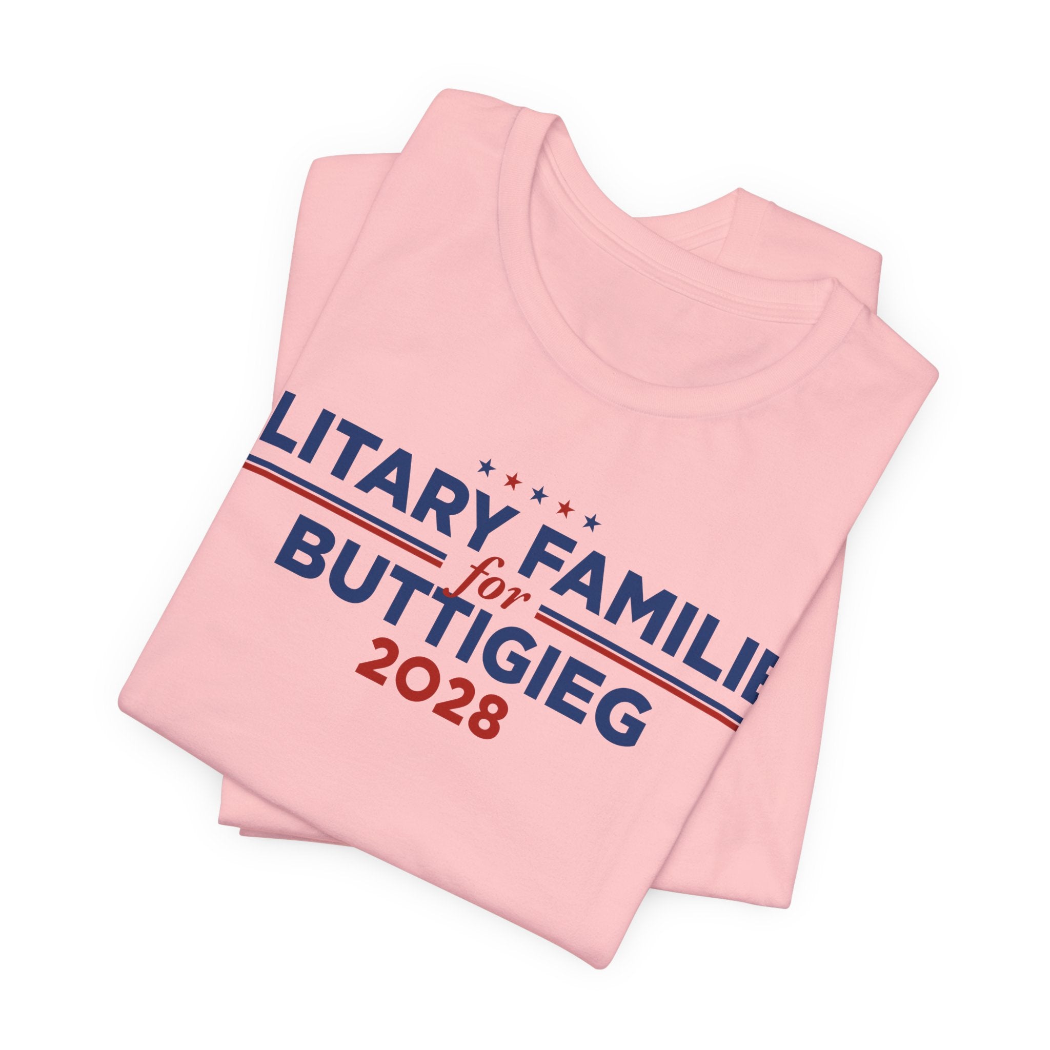 Military Families for Pete Buttigieg for President Campaign T-Shirt 2028