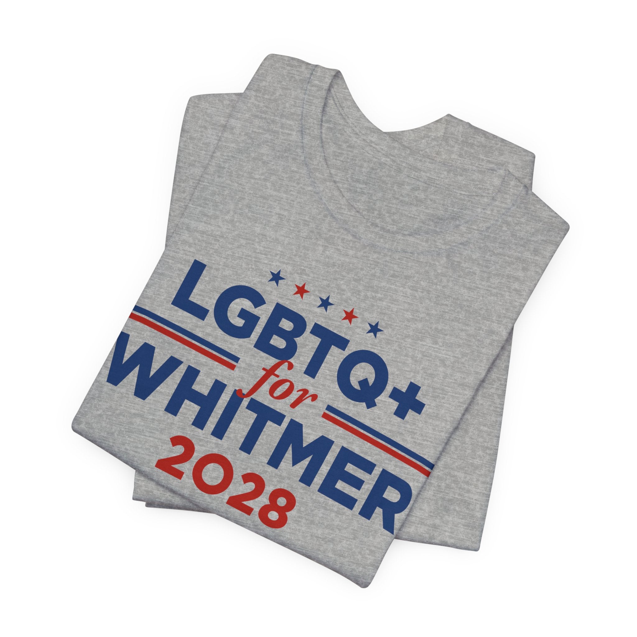 LGBTQ+ for Gretchen Whitmer for President Campaign T-Shirt 2028