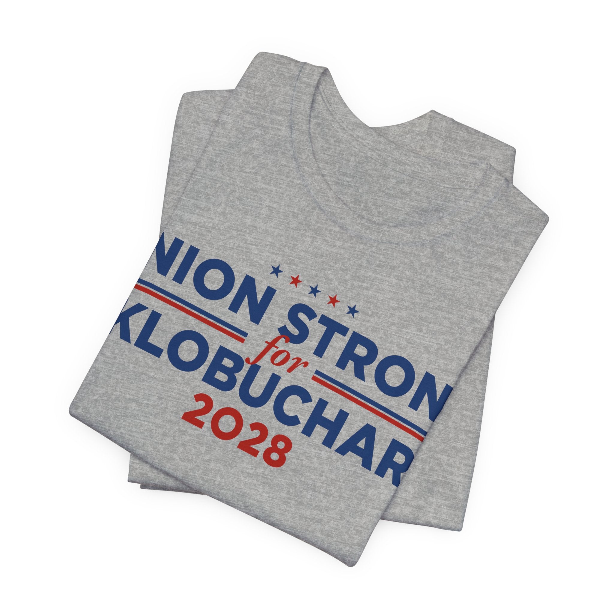 Union Strong for Amy Klobuchar for President Campaign T-Shirt 2028