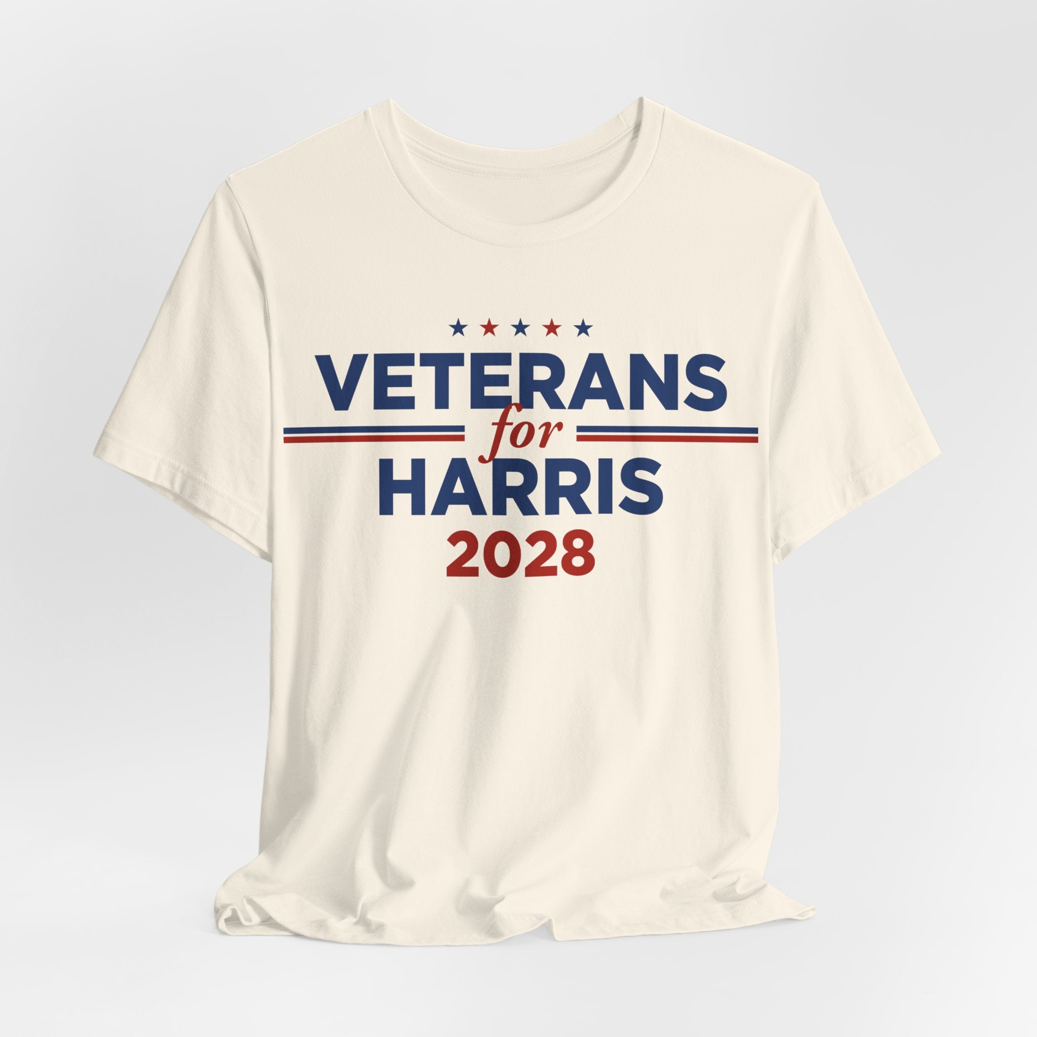 Veterans for Kamala Harris for President Campaign T-Shirt 2028