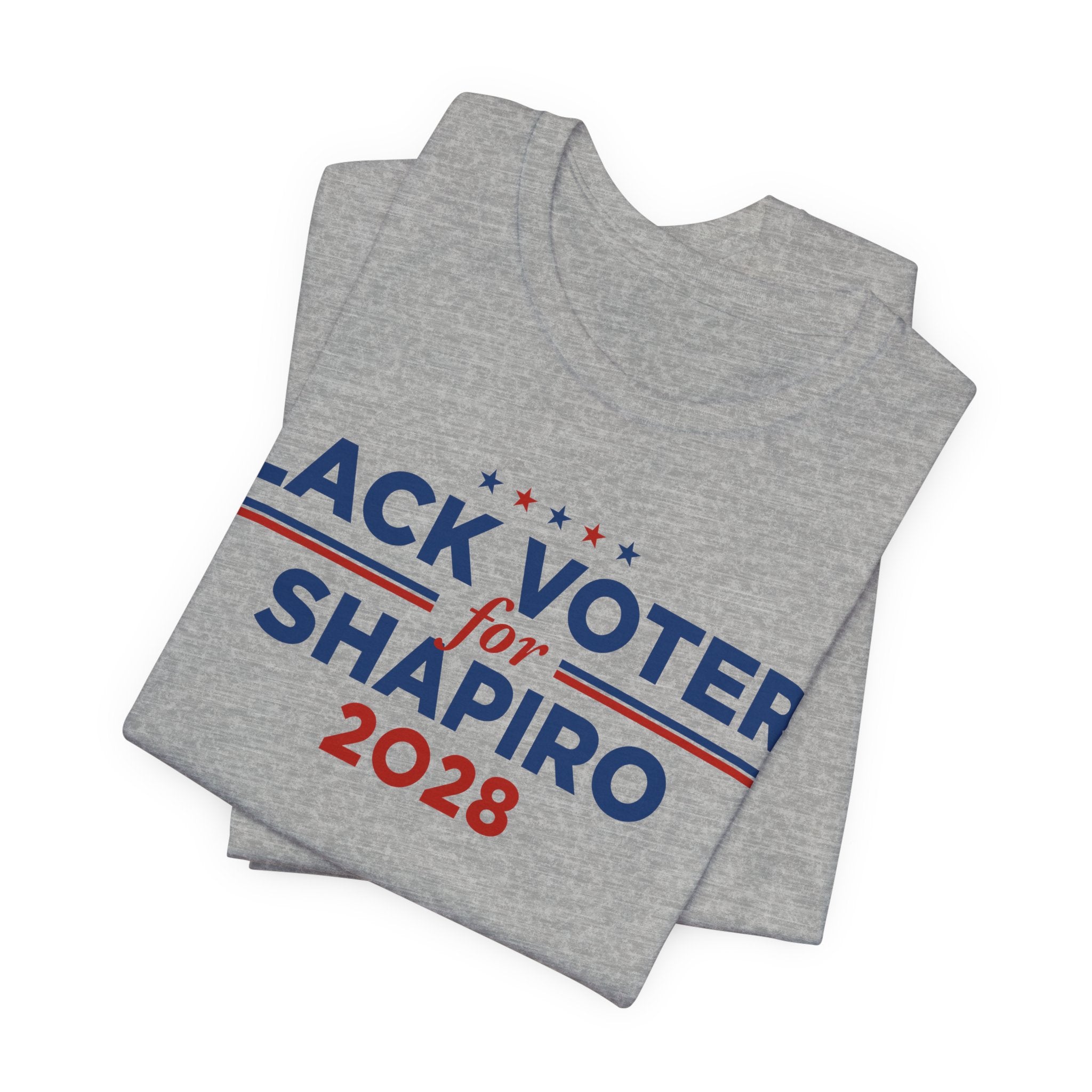 Black Voters for Josh Shapiro Campaign T-Shirt for President 2028
