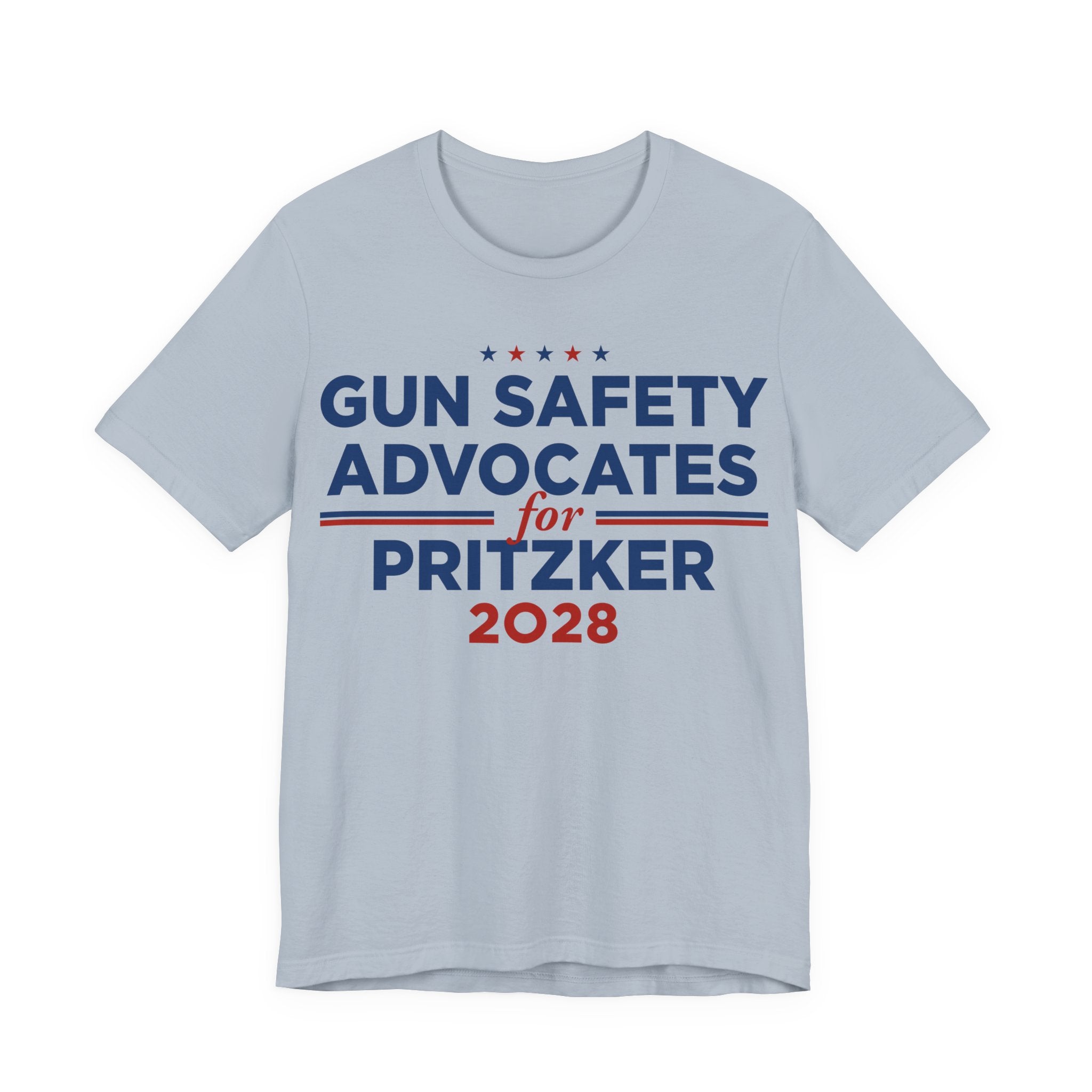 Gun Safety Advocates for J.B. Pritzker for President Campaign T-Shirt 2028
