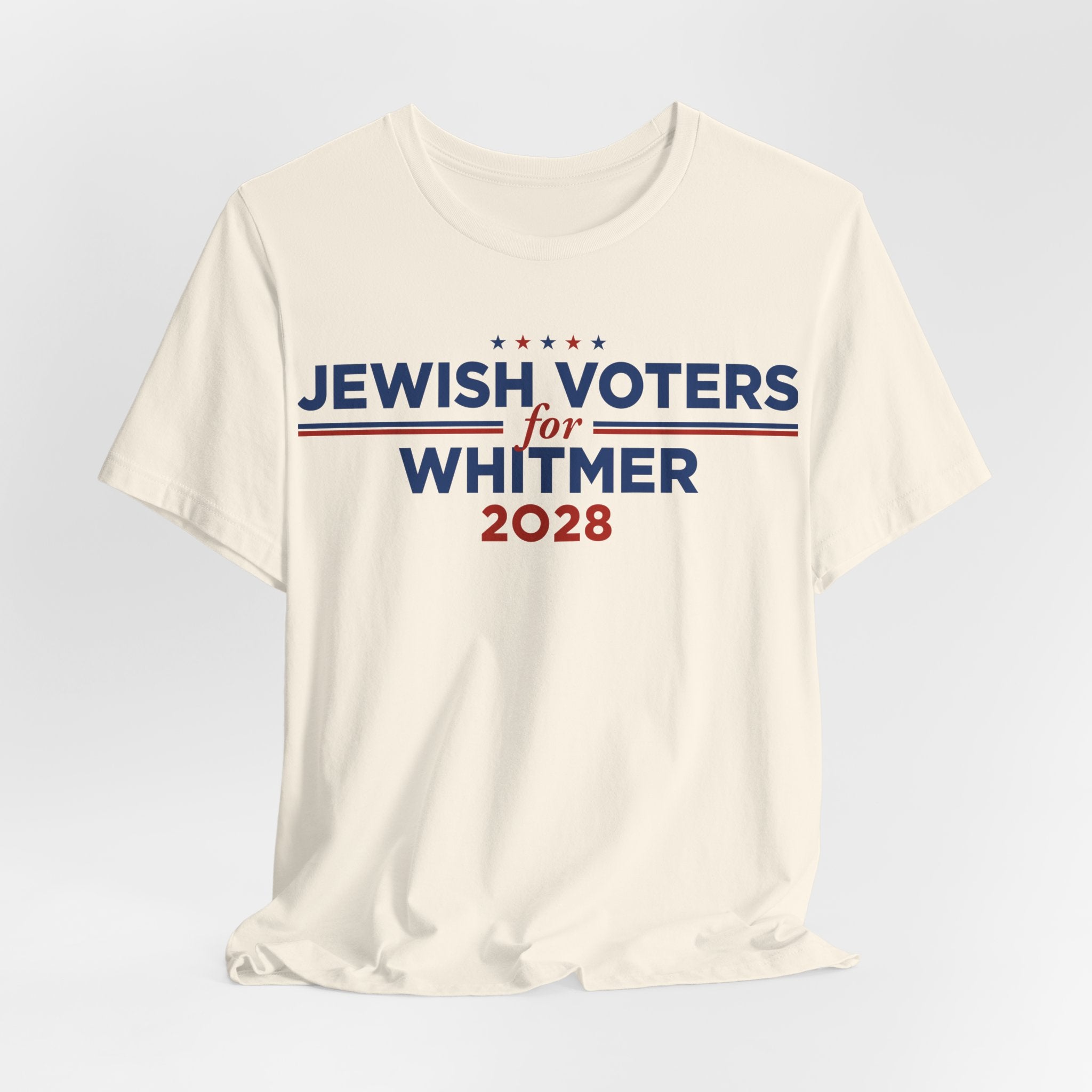 Jewish Voters for Gretchen Whitmer for President Campaign T-Shirt 2028