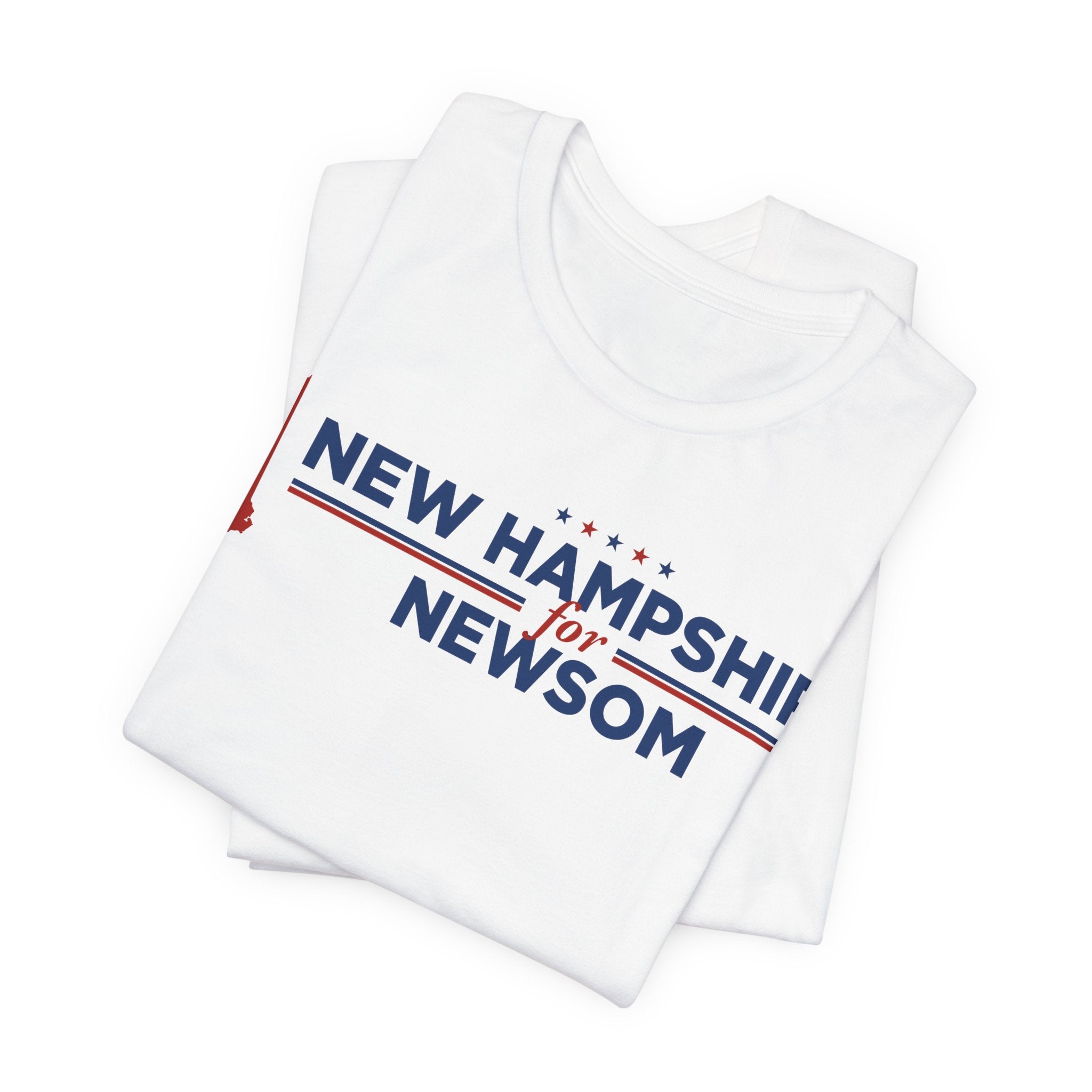 New Hampshire for Gavin Newsom for President Campaign T-Shirt 2028