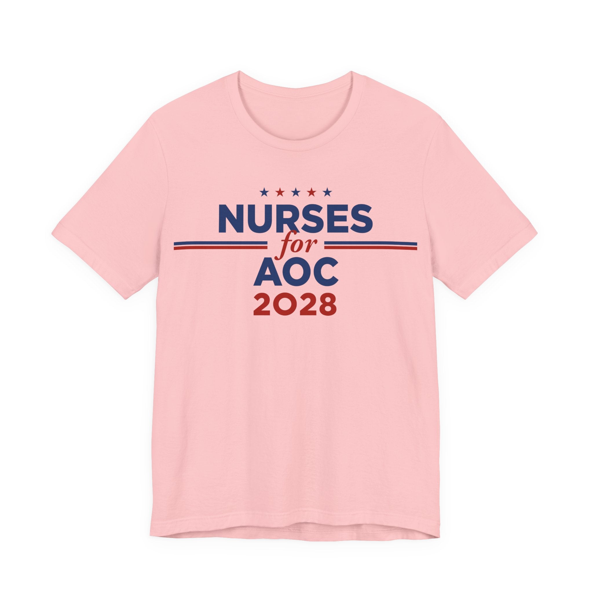Nurses for AOC for President Campaign T-Shirt 2028