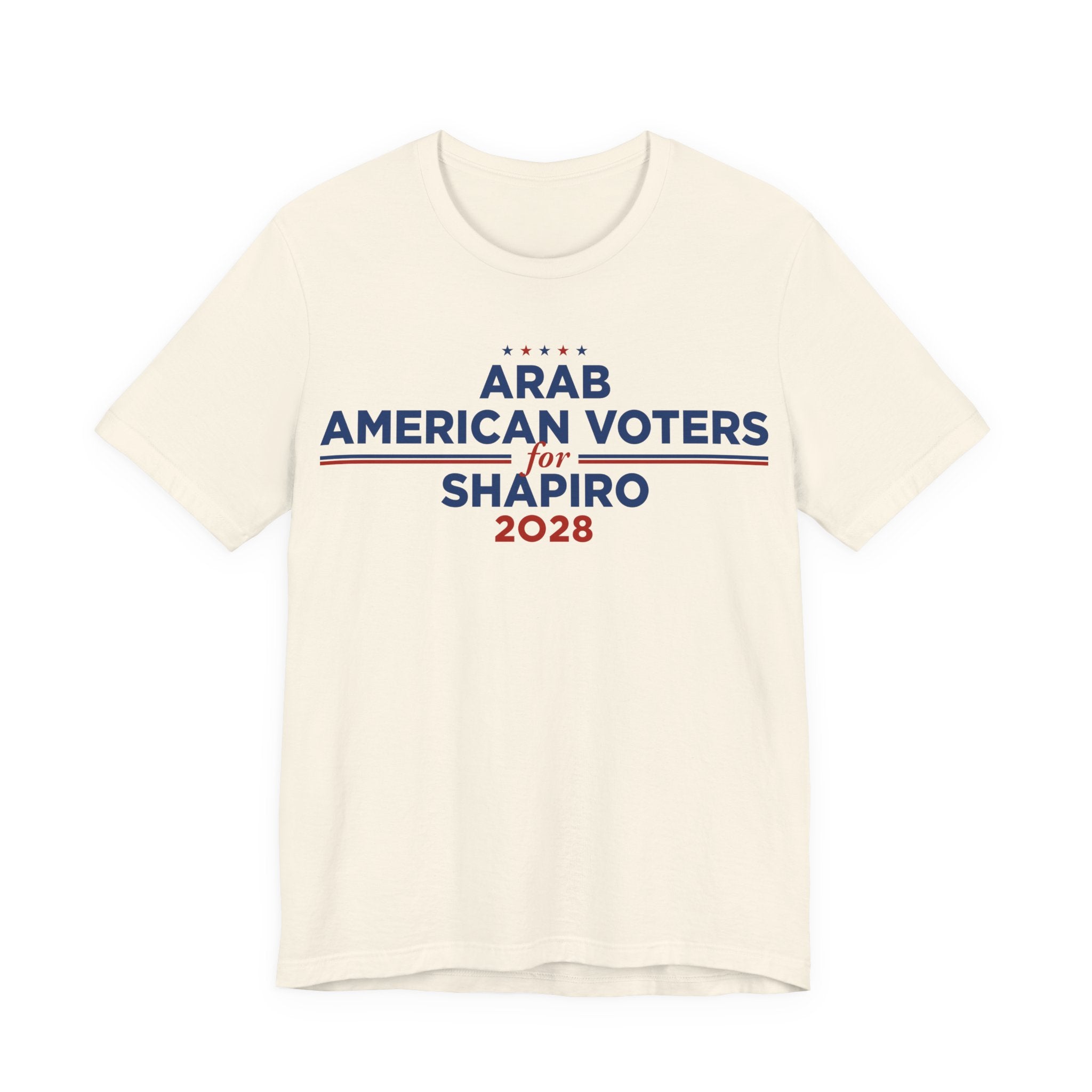 Arab American Voters for Josh Shapiro for President Campaign T-Shirt 2028