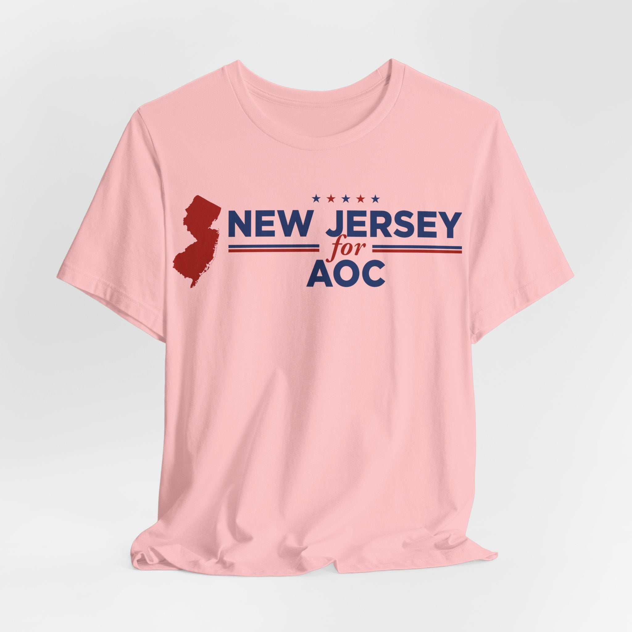 New Jersey for AOC for President Campaign T-Shirt 2028
