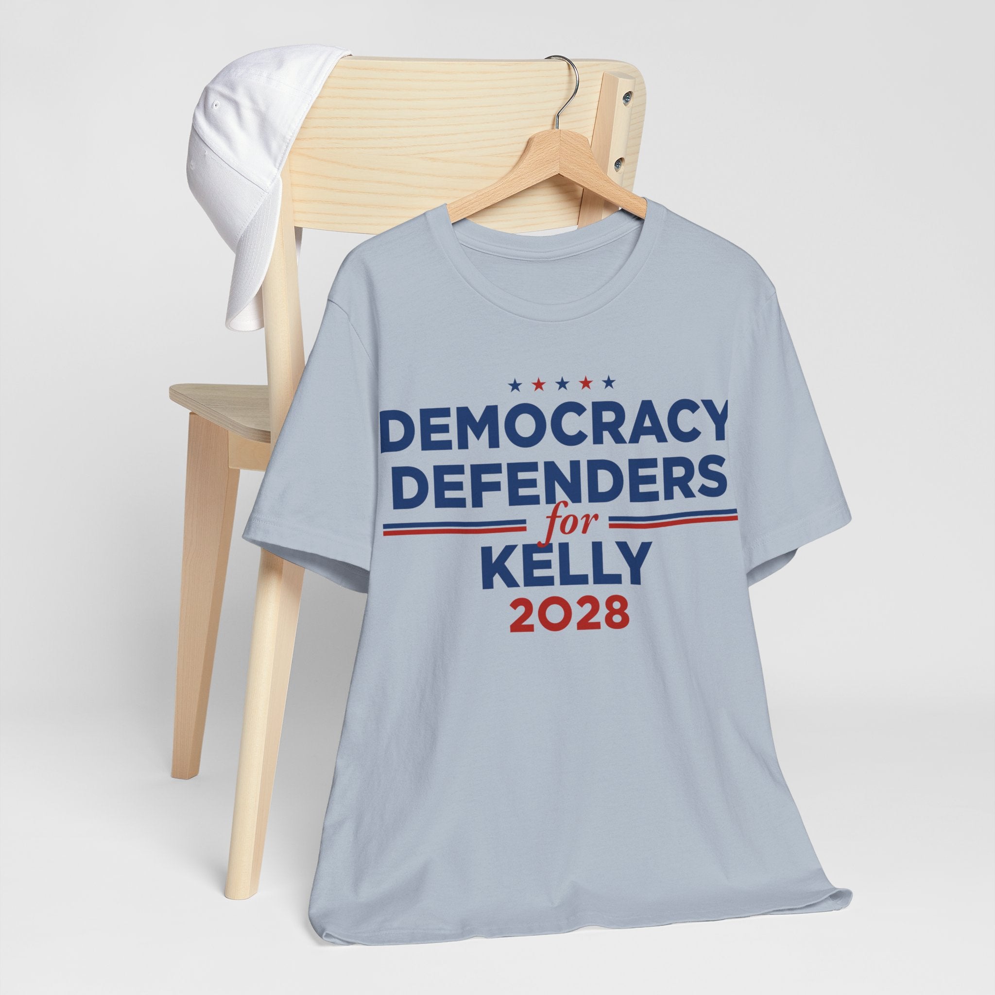 Democracy Defenders for Kelly 2028 T-Shirt | Bella+Canvas 3001 Political Graphic Tee