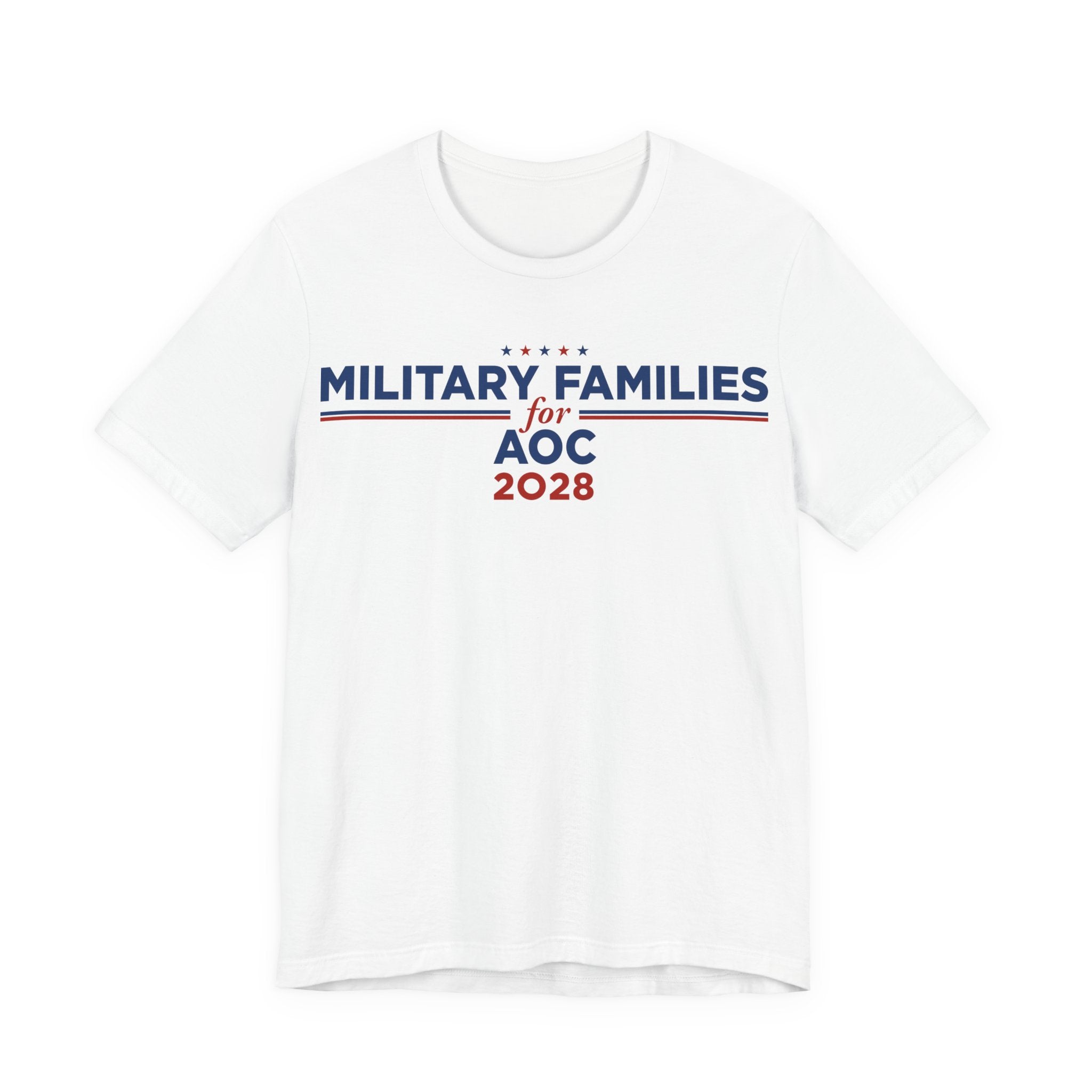 Military Families for AOC for President Campaign T-Shirt 2028