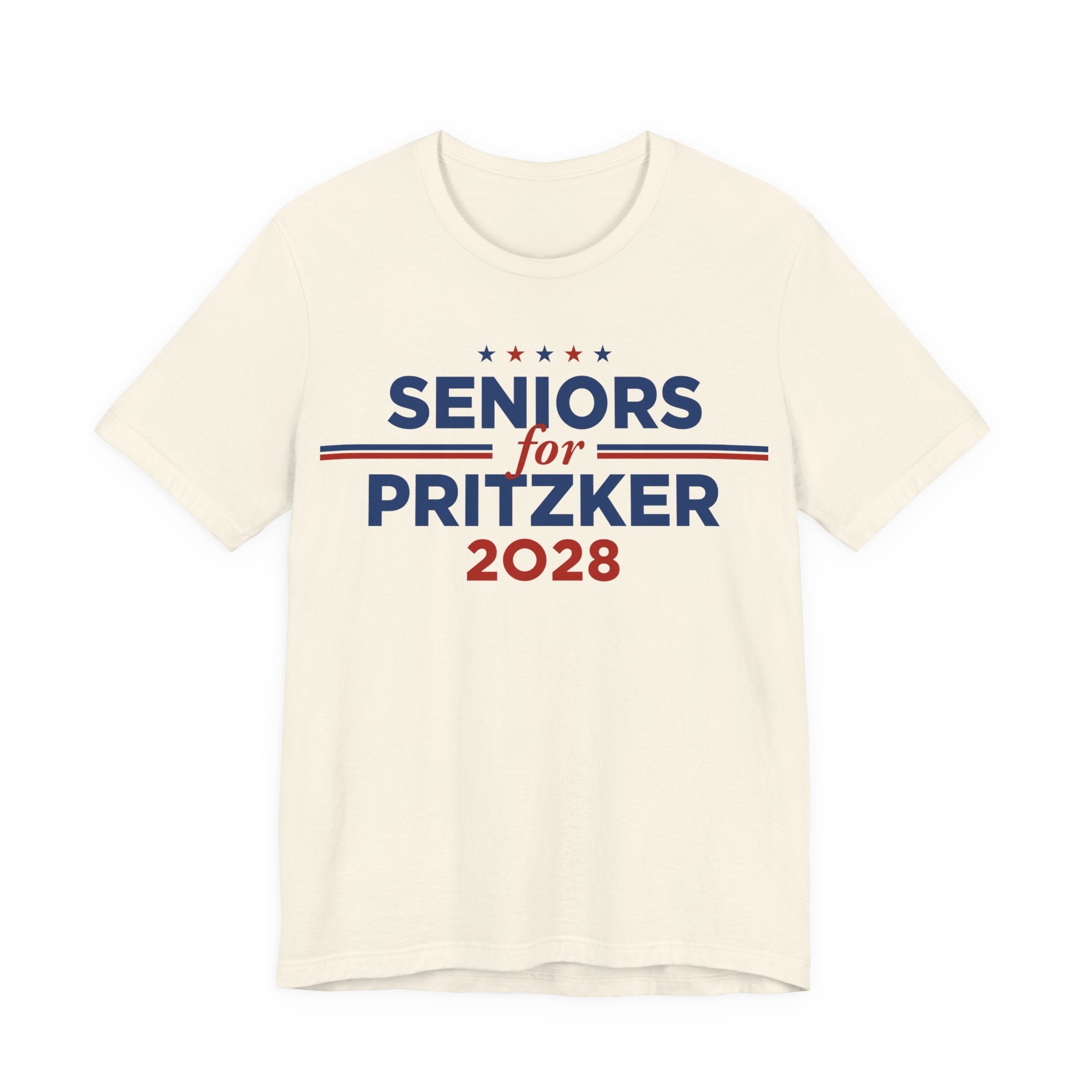 Seniors for J.B. Pritzker for President Campaign T-Shirt 2028