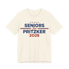 Seniors for J.B. Pritzker for President Campaign T-Shirt 2028