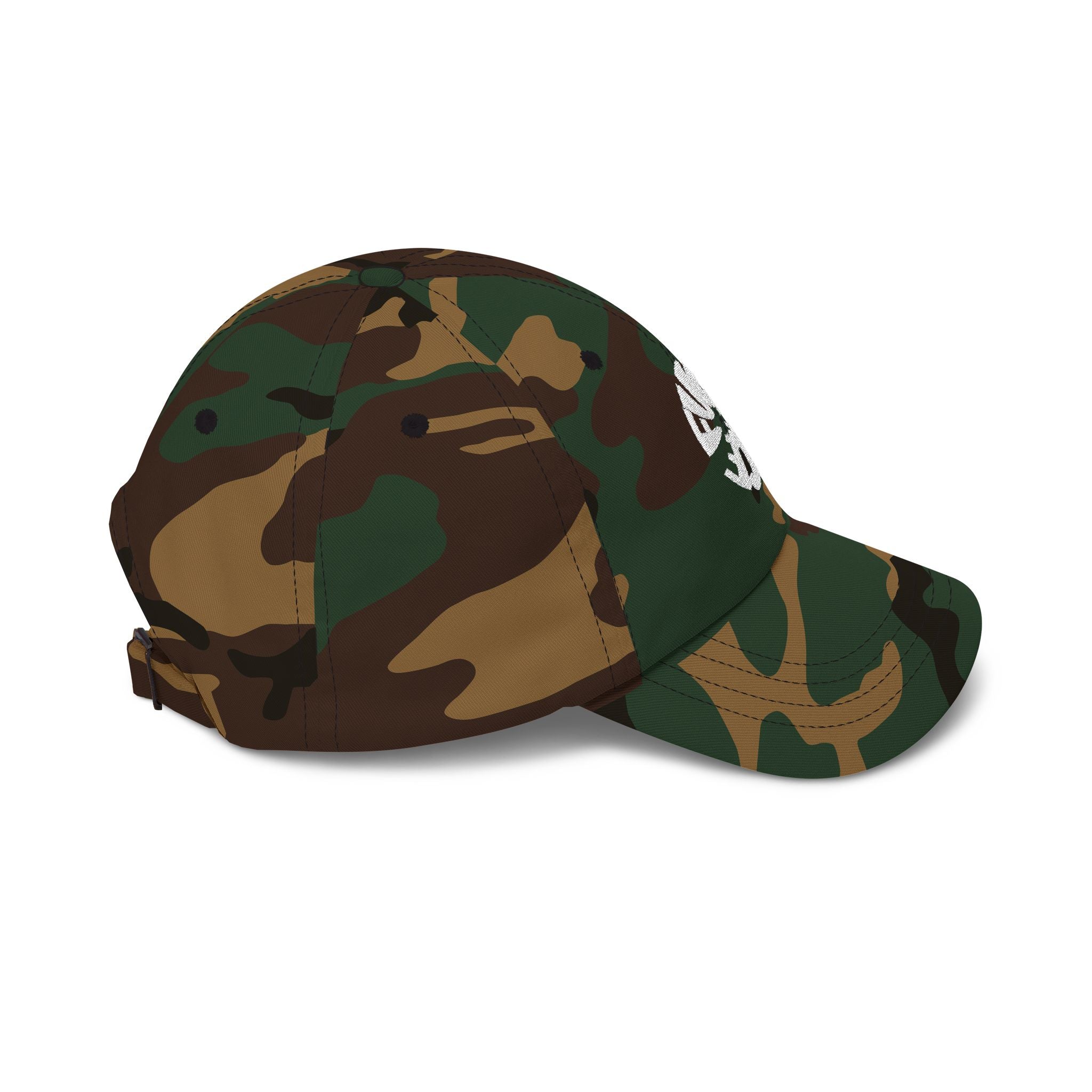 Dad Cap with FUCK ICE Spiral Logo - Minimal Casual Baseball Hat