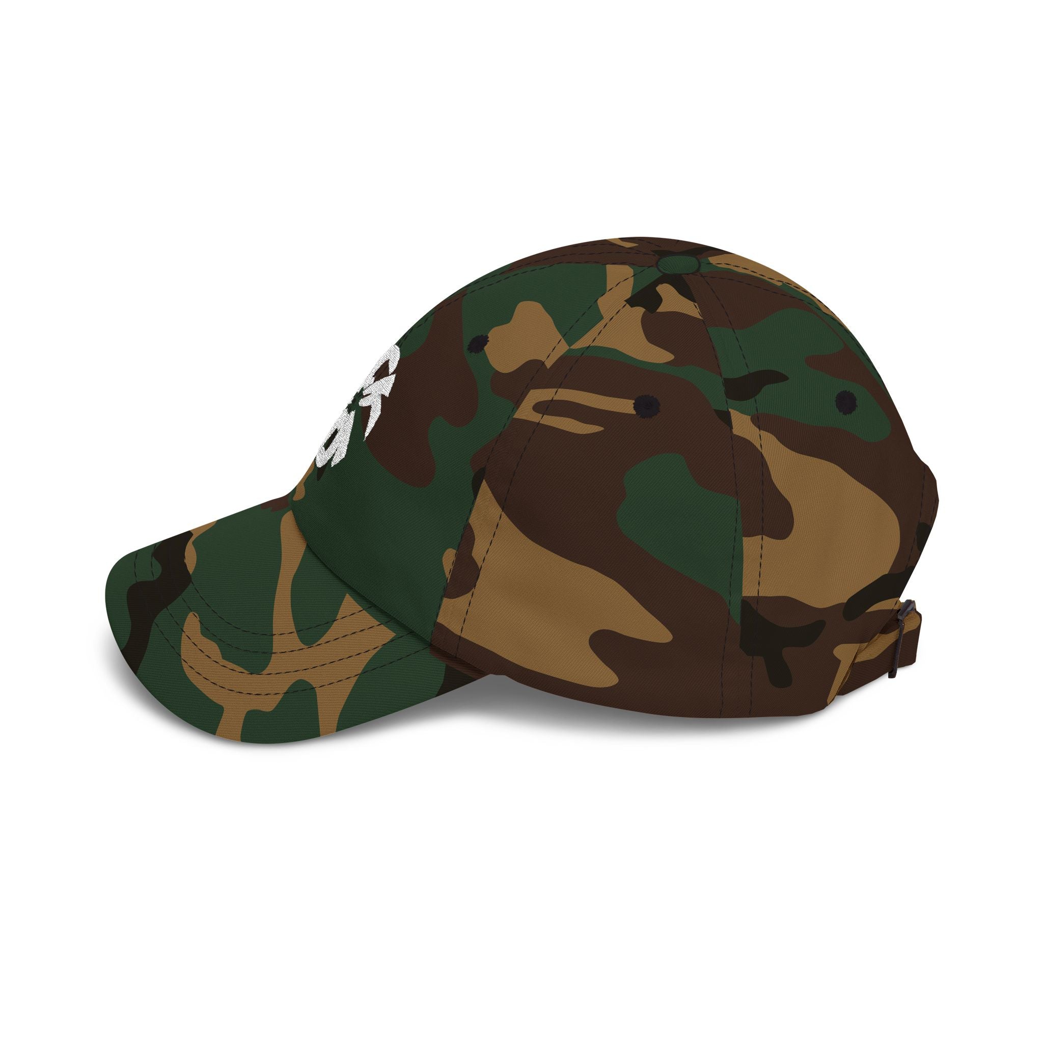 Dad Cap with FUCK ICE Spiral Logo - Minimal Casual Baseball Hat