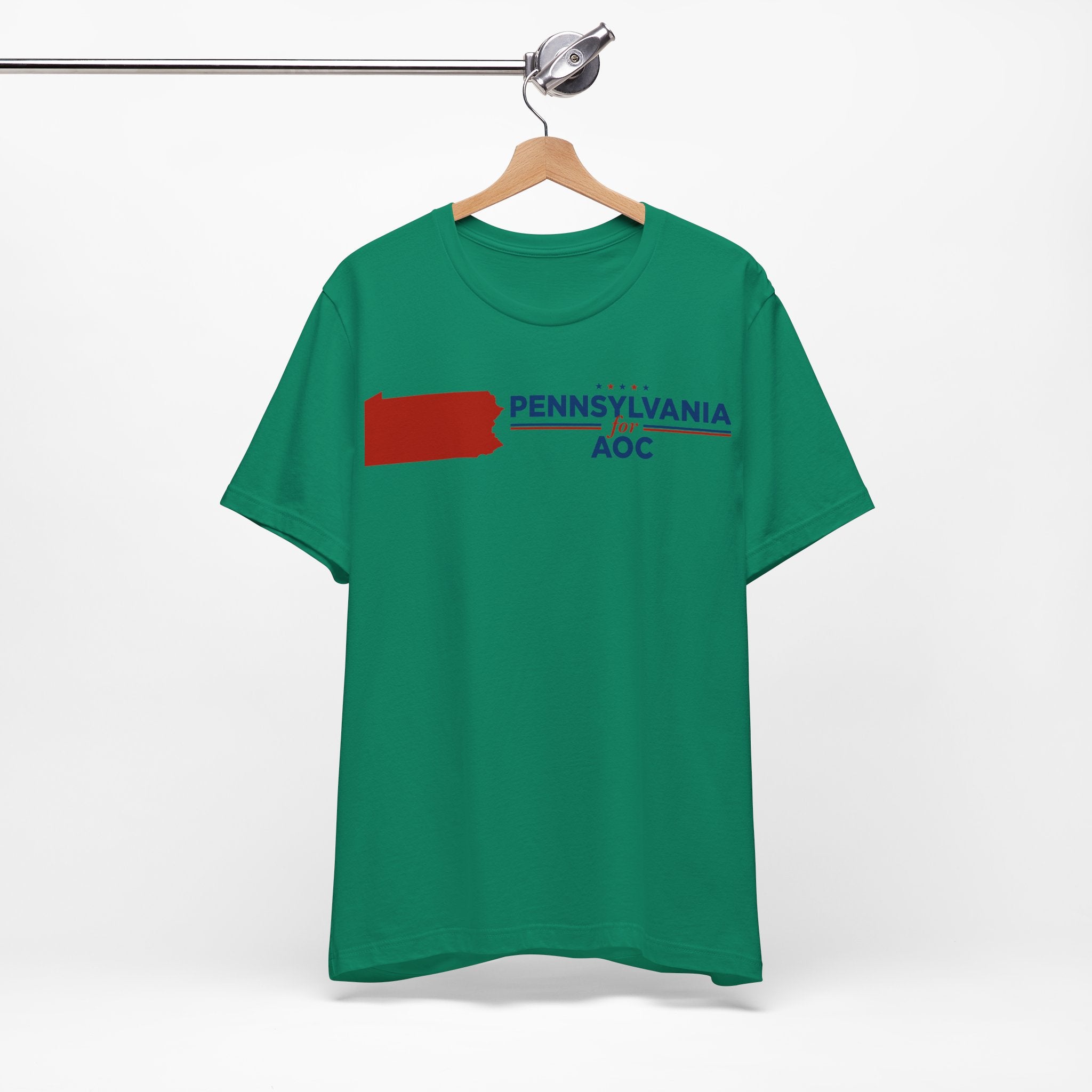 Pennsylvania for AOC for President Campaign T-Shirt 2028