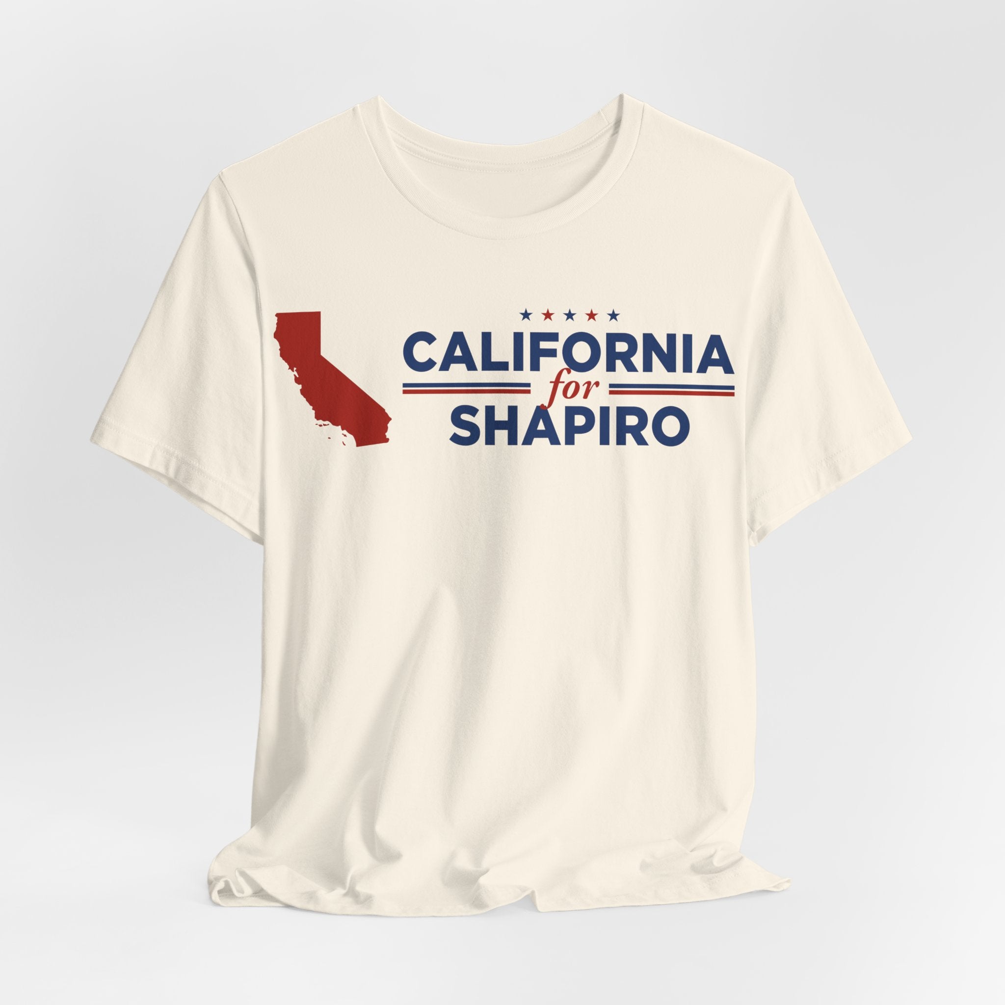 California for Josh Shapiro for President Campaign T-Shirt 2028