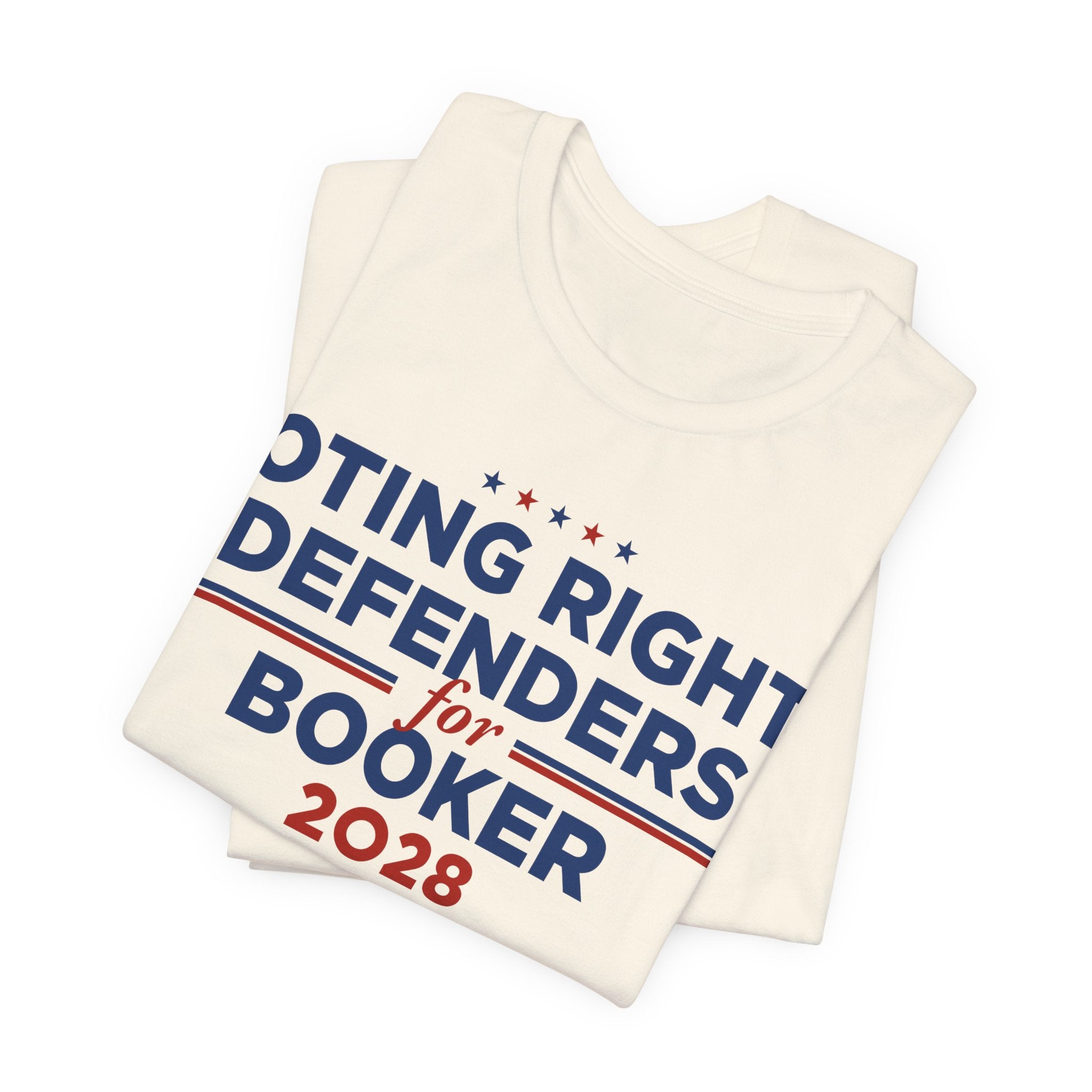 Voting Rights Defenders Cory Booker for President Campaign T-Shirt 2028