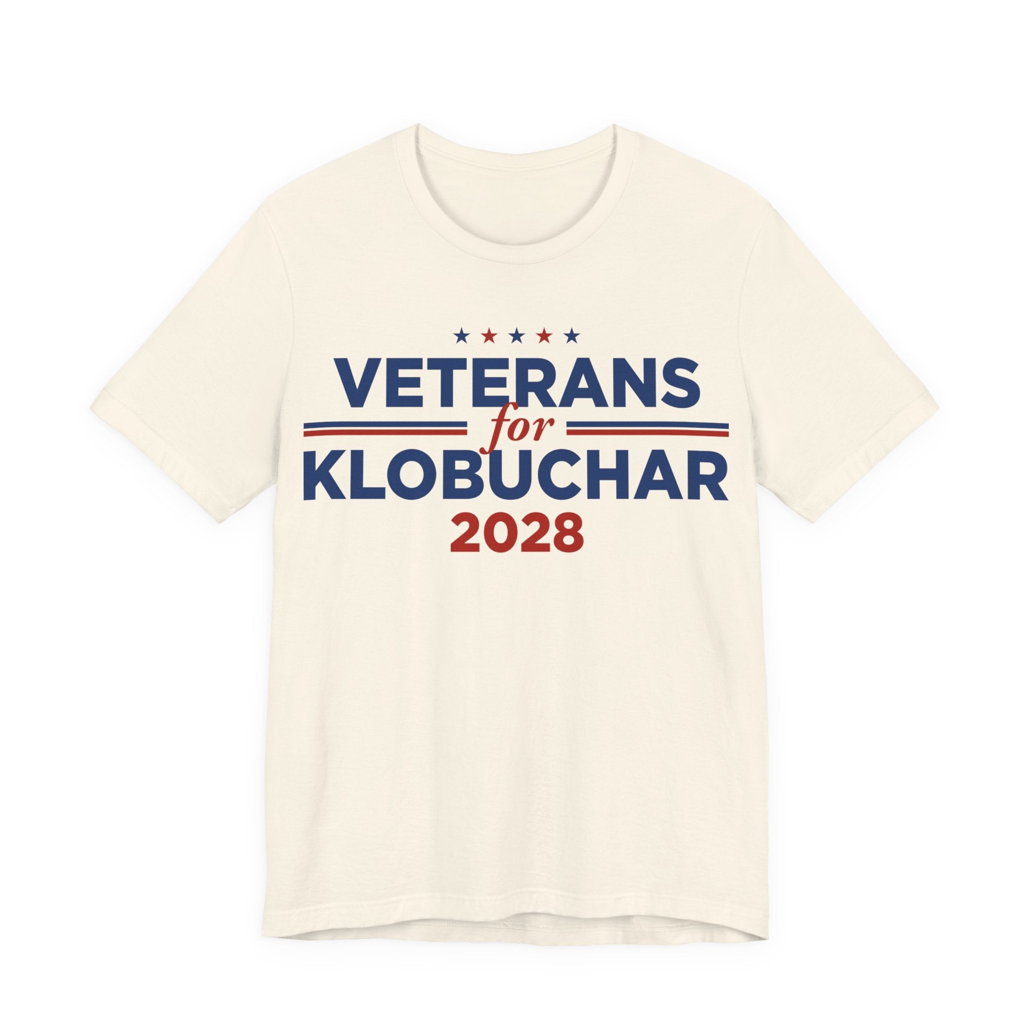 Veterans for Amy Klobuchar for President Campaign T-Shirt 2028