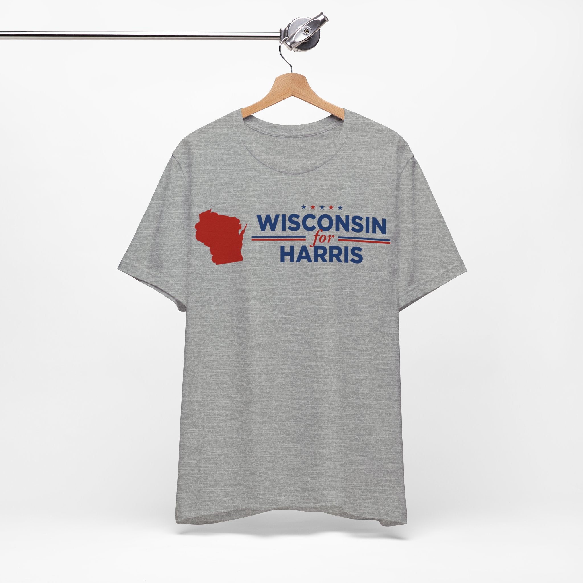 Wisconsin for Kamala Harris for President Campaign T-Shirt 2028