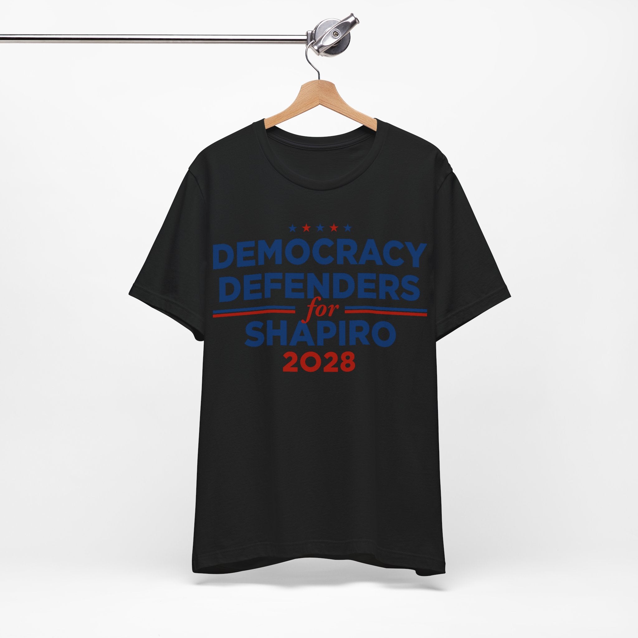 Democracy Defenders for Josh Shapiro for President Campaign T-Shirt 2028