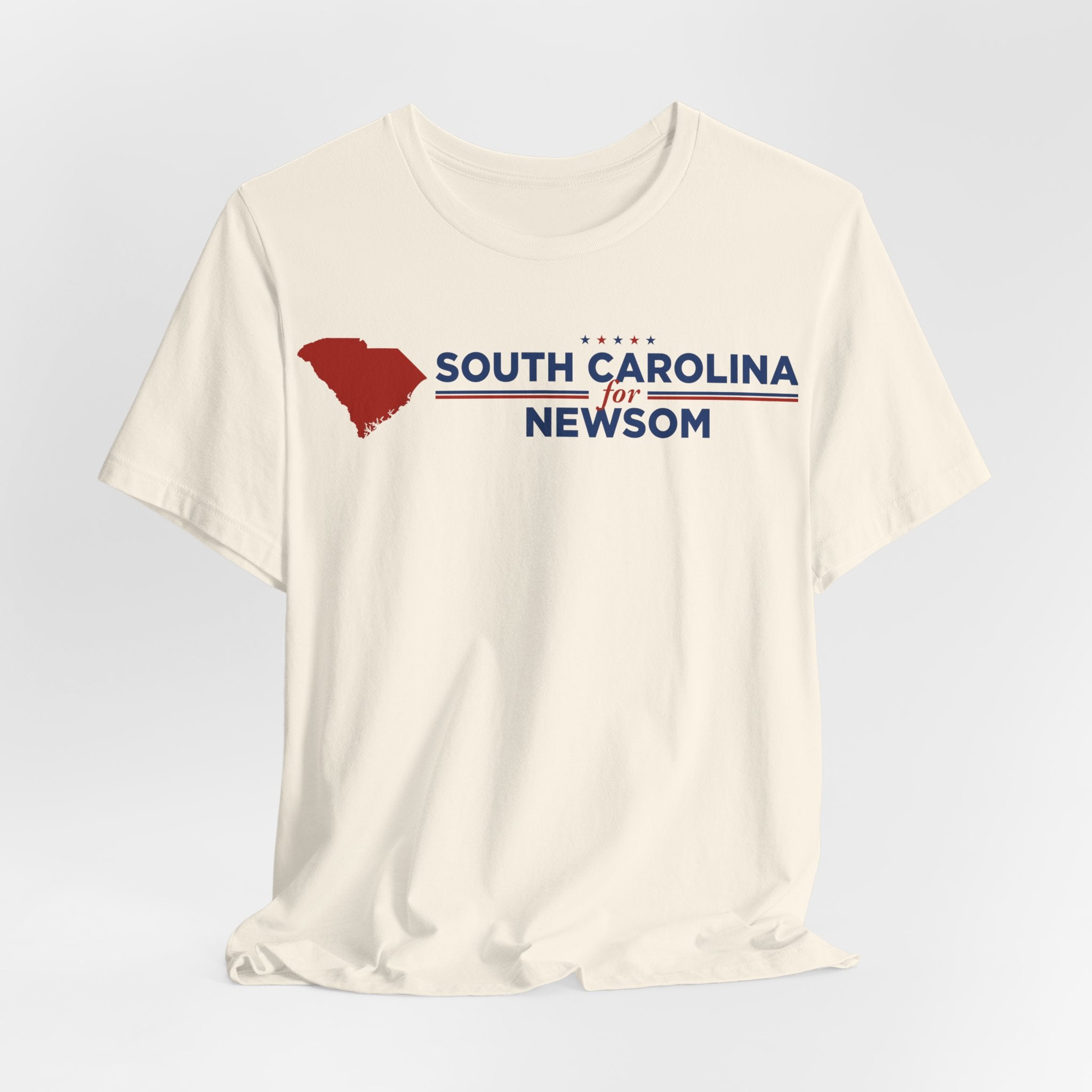 South Carolina for Gavin Newsom for President Campaign T-Shirt 2028