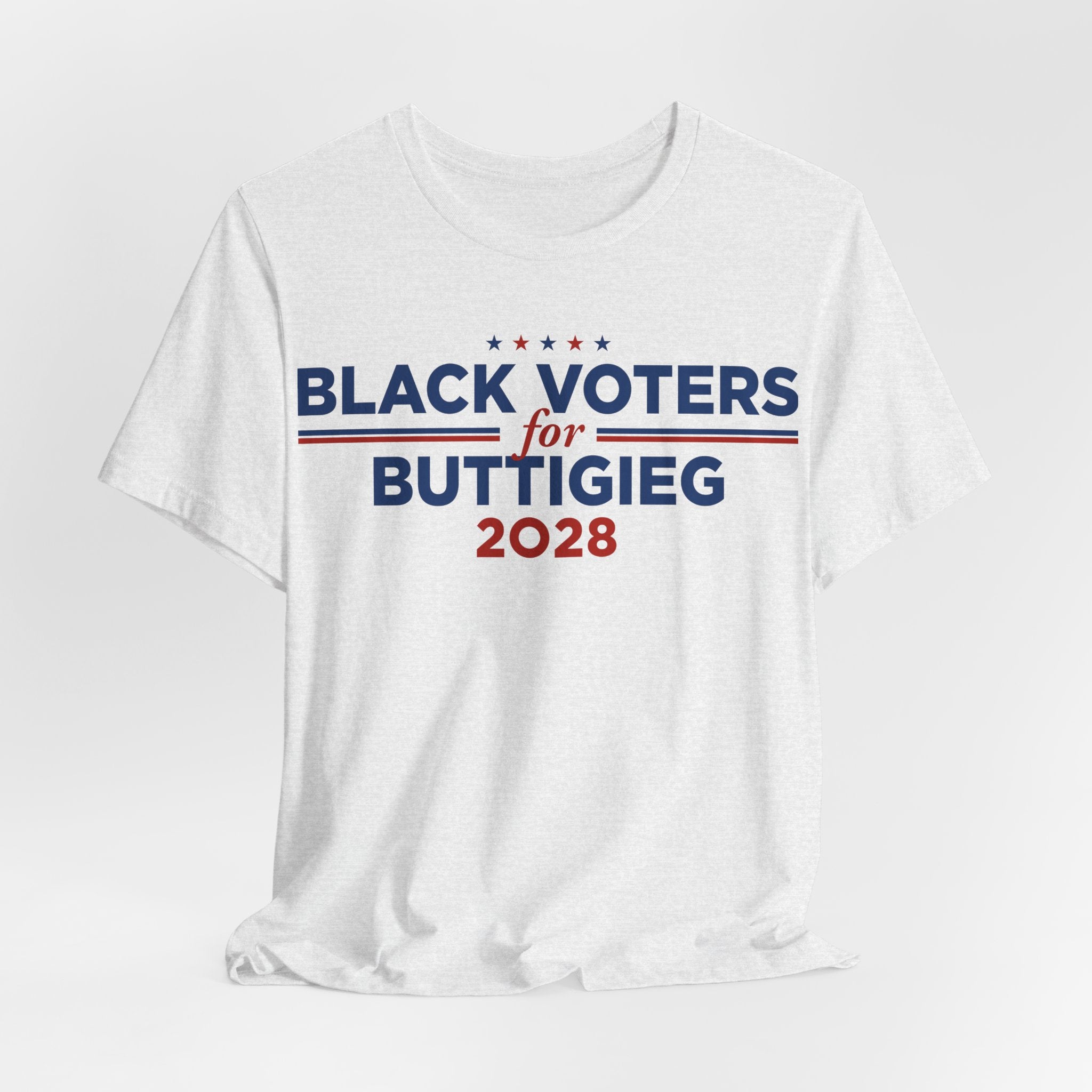 Black Voters for Pete Buttigieg Campaign T-Shirt for President 2028
