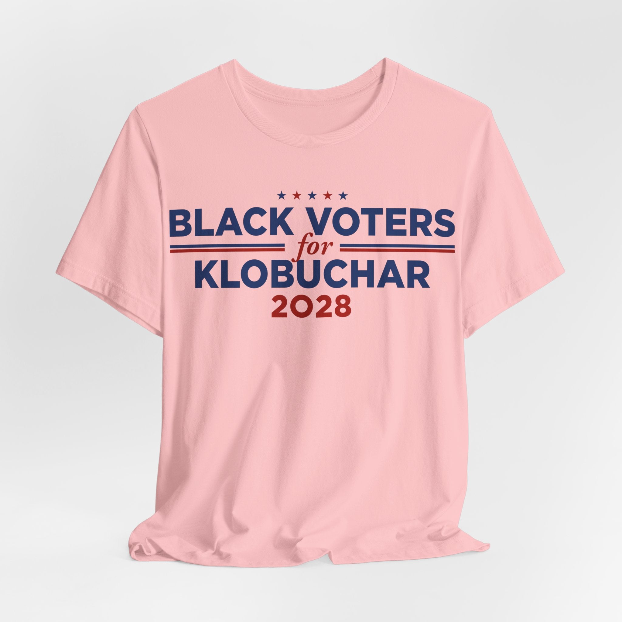 Black Voters for Amy Klobuchar Campaign T-Shirt for President 2028