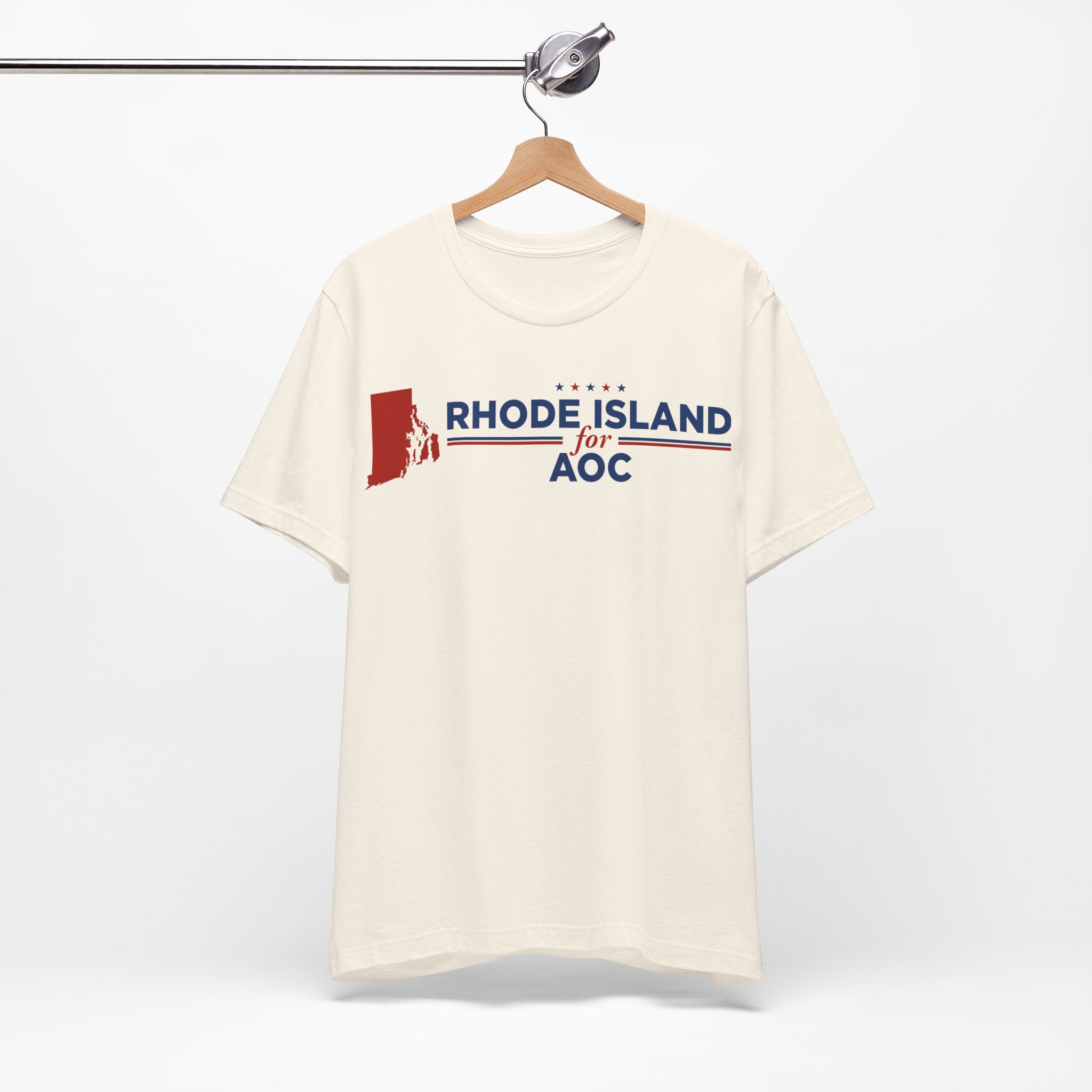 Rhode Island for AOC for President Campaign T-Shirt 2028