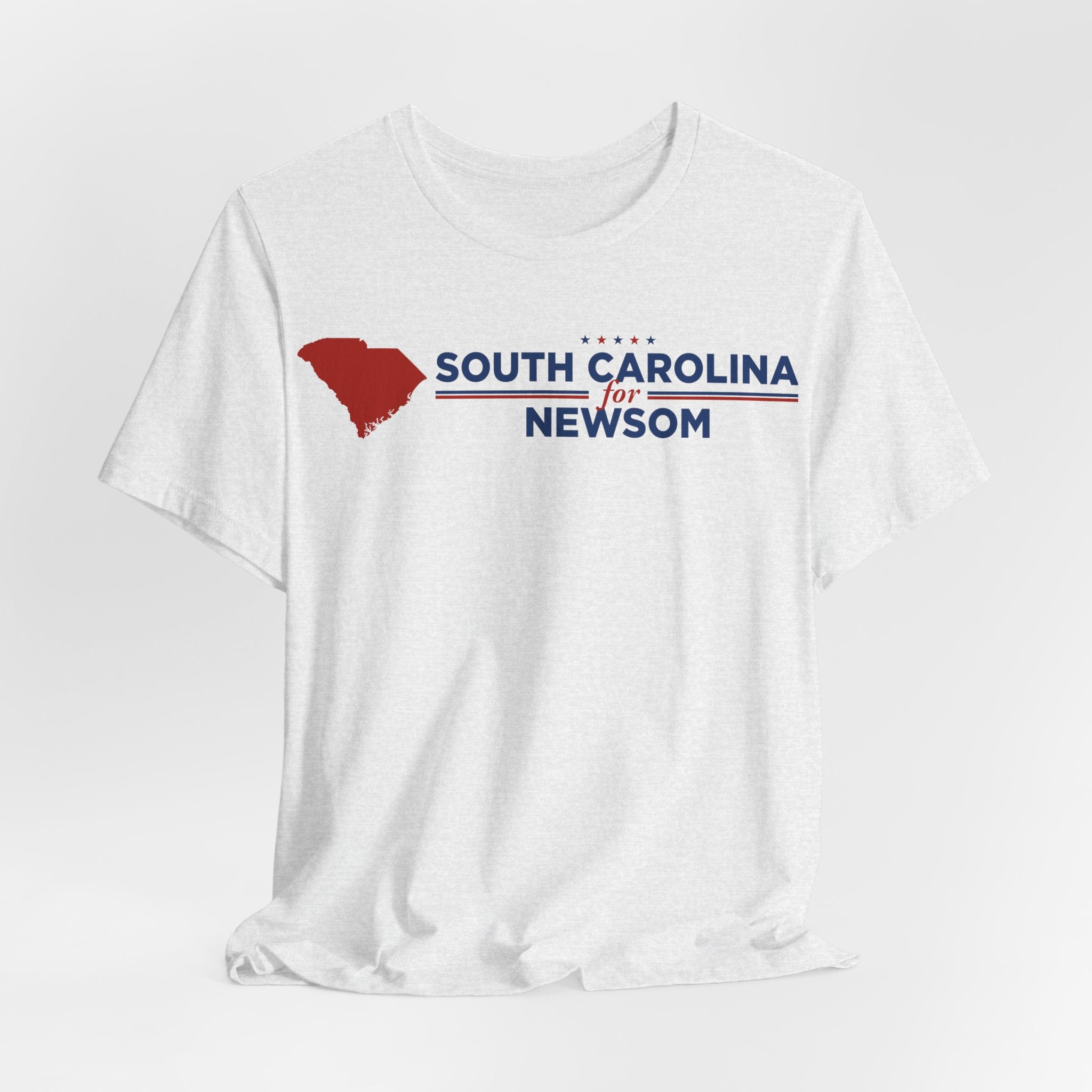 South Carolina for Gavin Newsom for President Campaign T-Shirt 2028