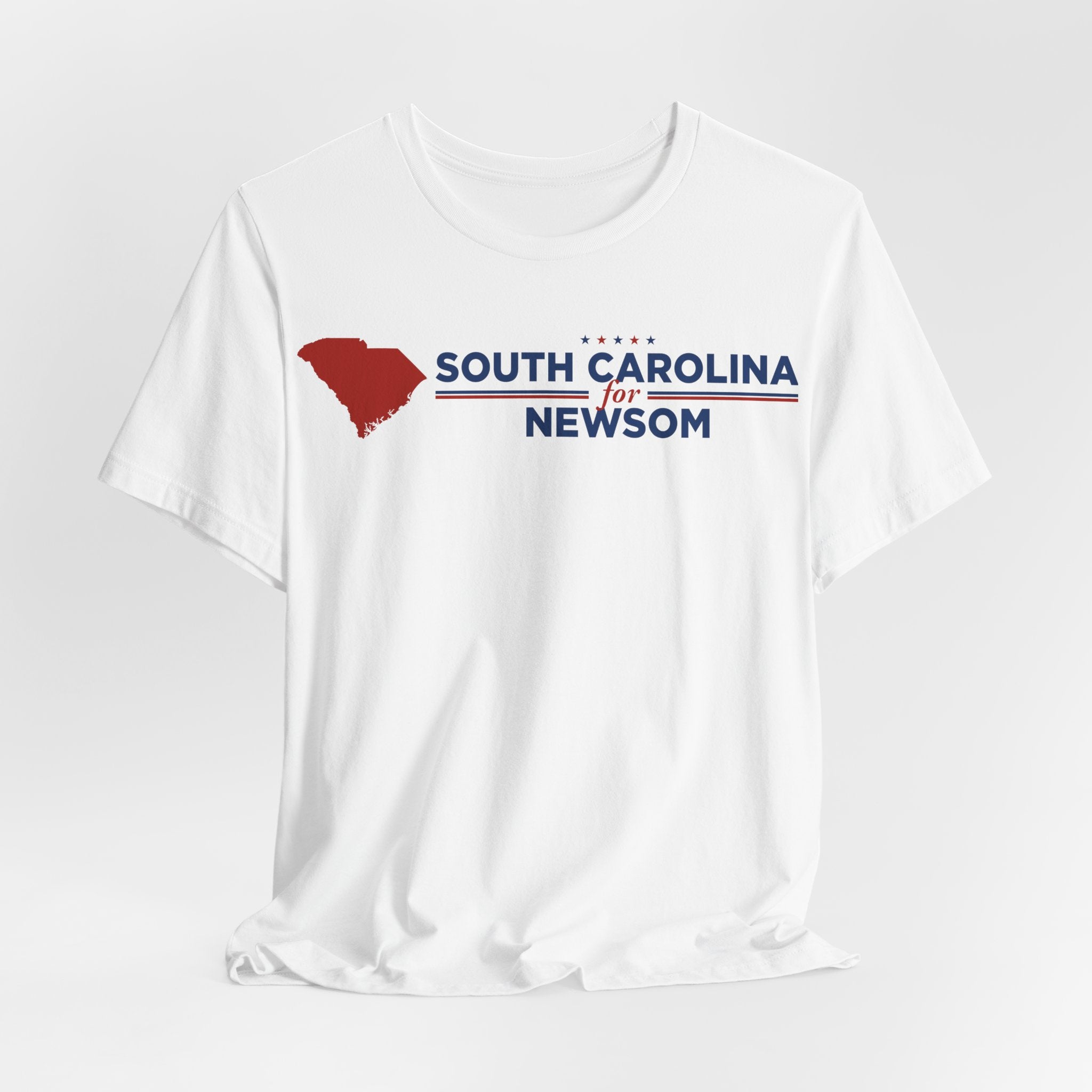 South Carolina for Gavin Newsom for President Campaign T-Shirt 2028