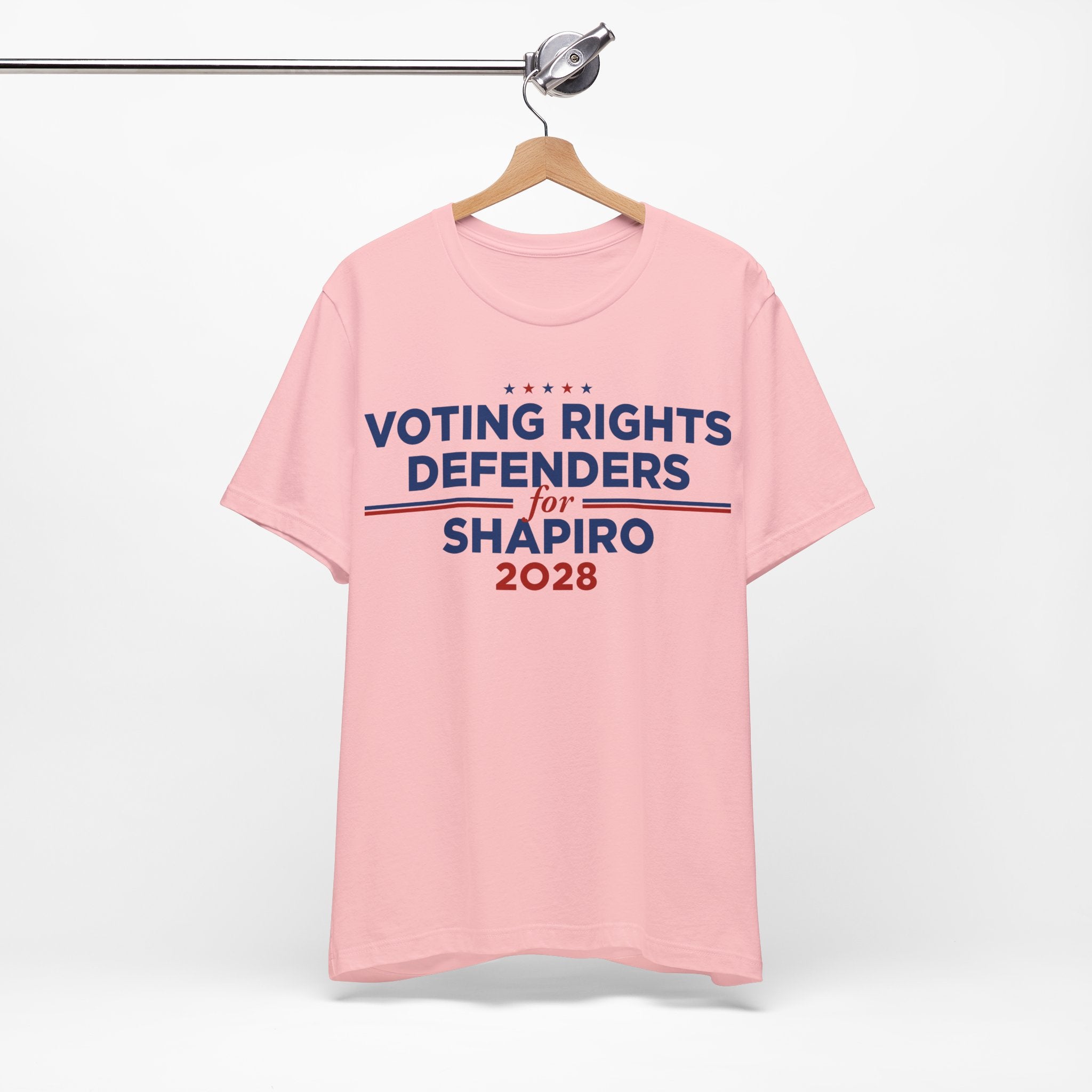 Voting Rights Defenders for Josh Shapiro for President Campaign T-Shirt 2028