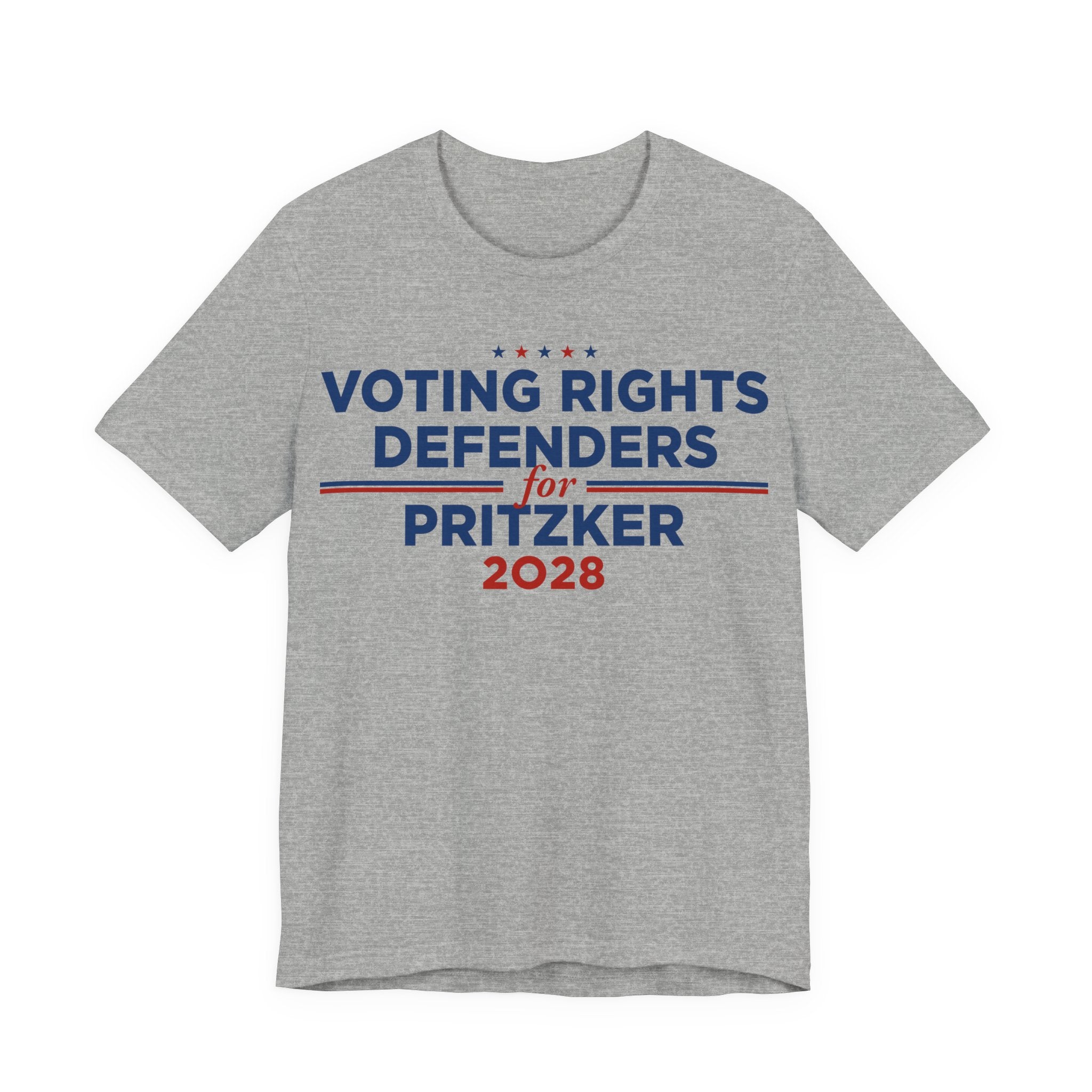 Voting Rights Defenders for J.B. Pritzker for President Campaign T-Shirt 2028