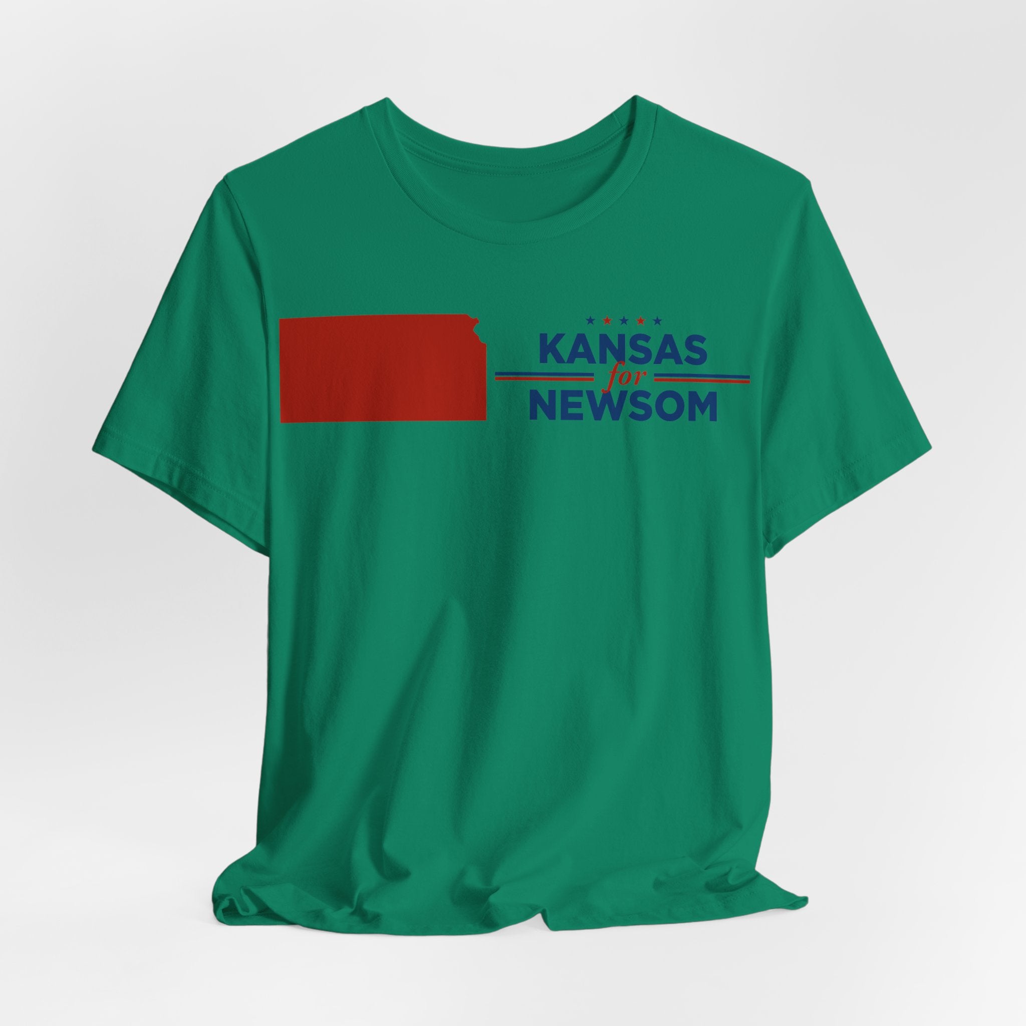 Kansas for Gavin Newsom for President Campaign T-Shirt 2028